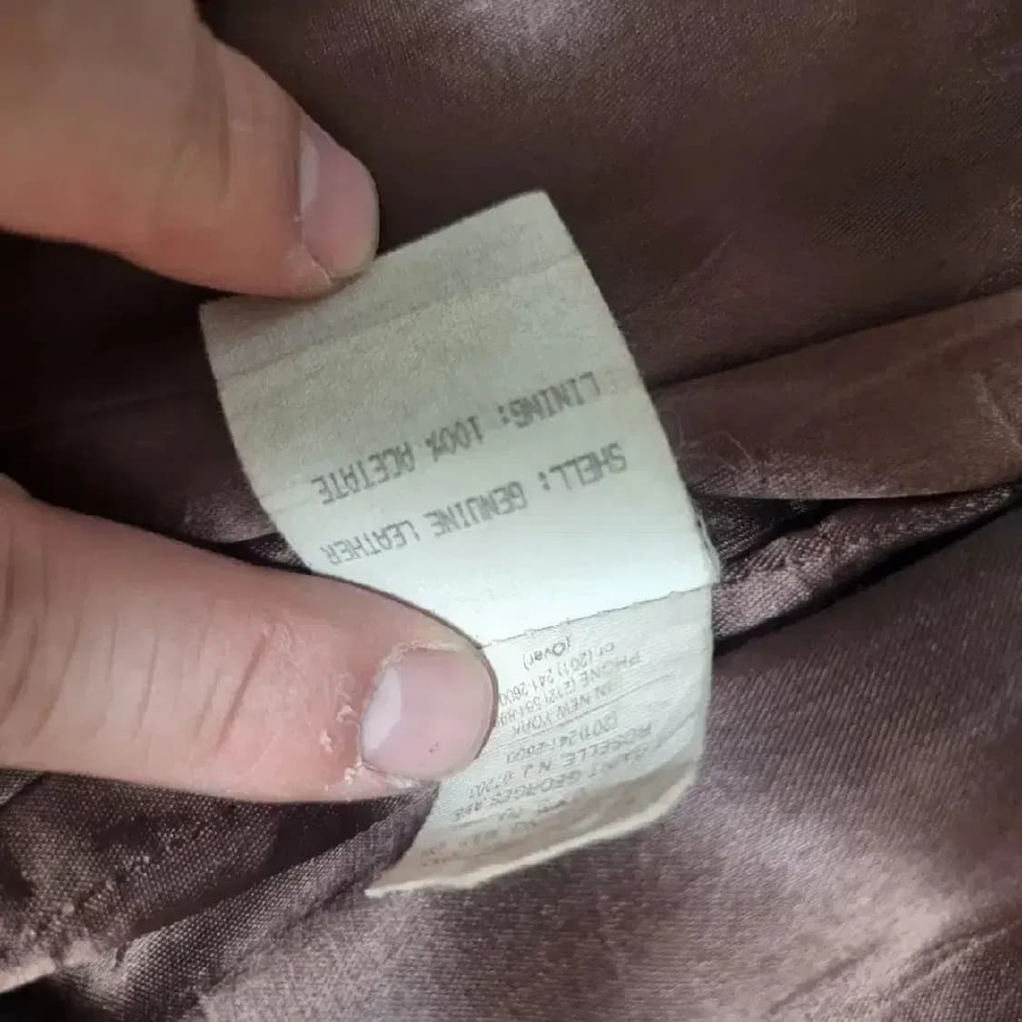 미군군납 a-2 빈티지 가죽 자켓(100) 상품이미지5