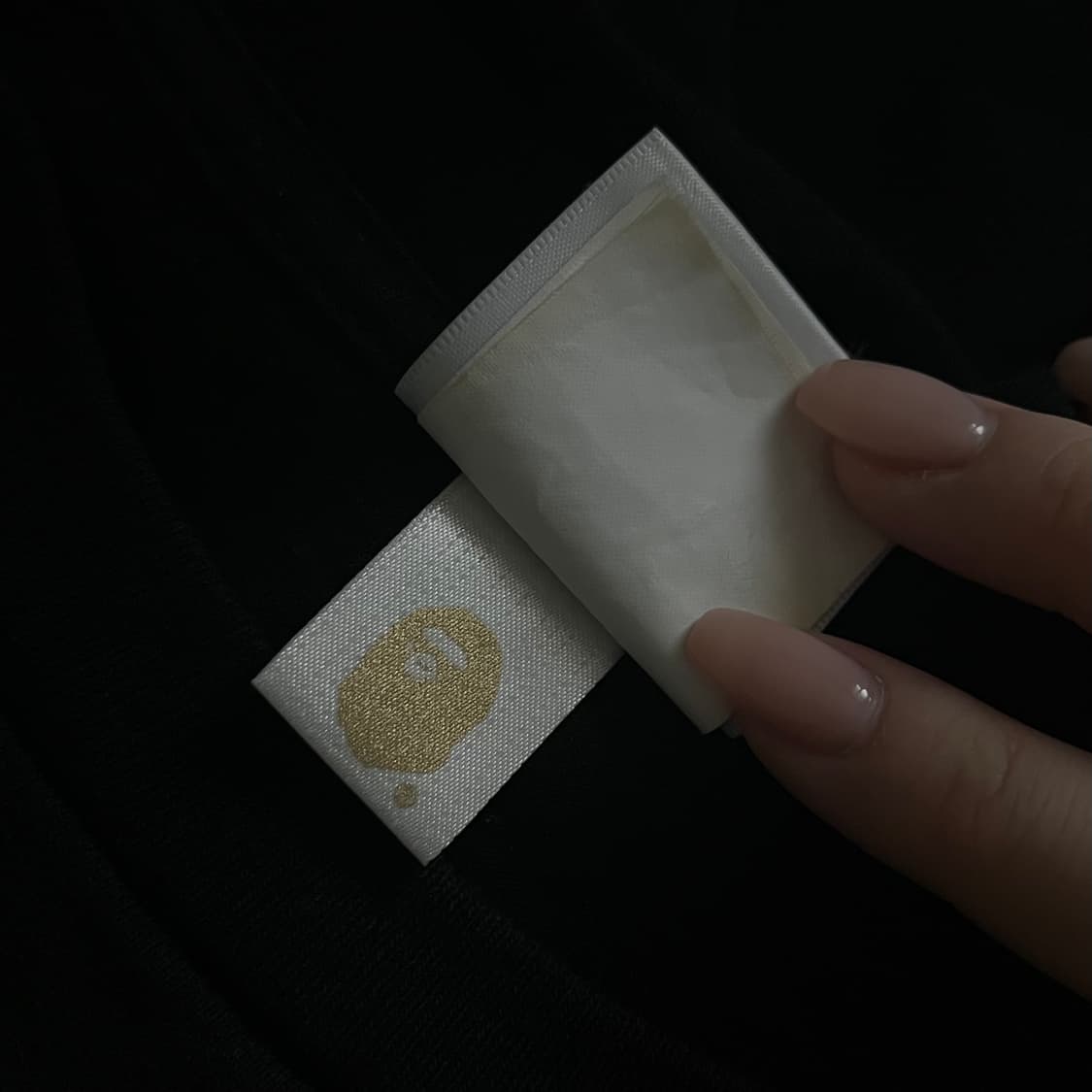 유일매물⚡️베이프 카모 빅 사루 벨벳 패치 반팔 상품이미지6