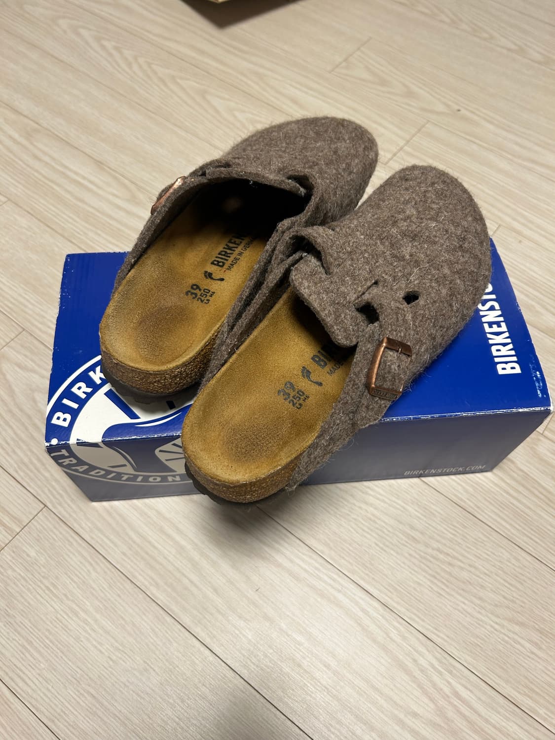 버켄스탁 보스턴 울 카카오 39 상품이미지1