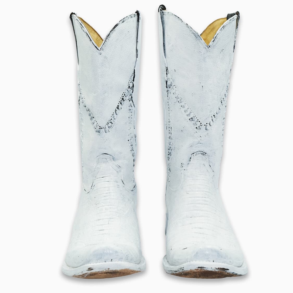 루델(RUDEL) 핸드 페인팅 웨스턴 레더 부츠 6.5E(255) BT 상품이미지2