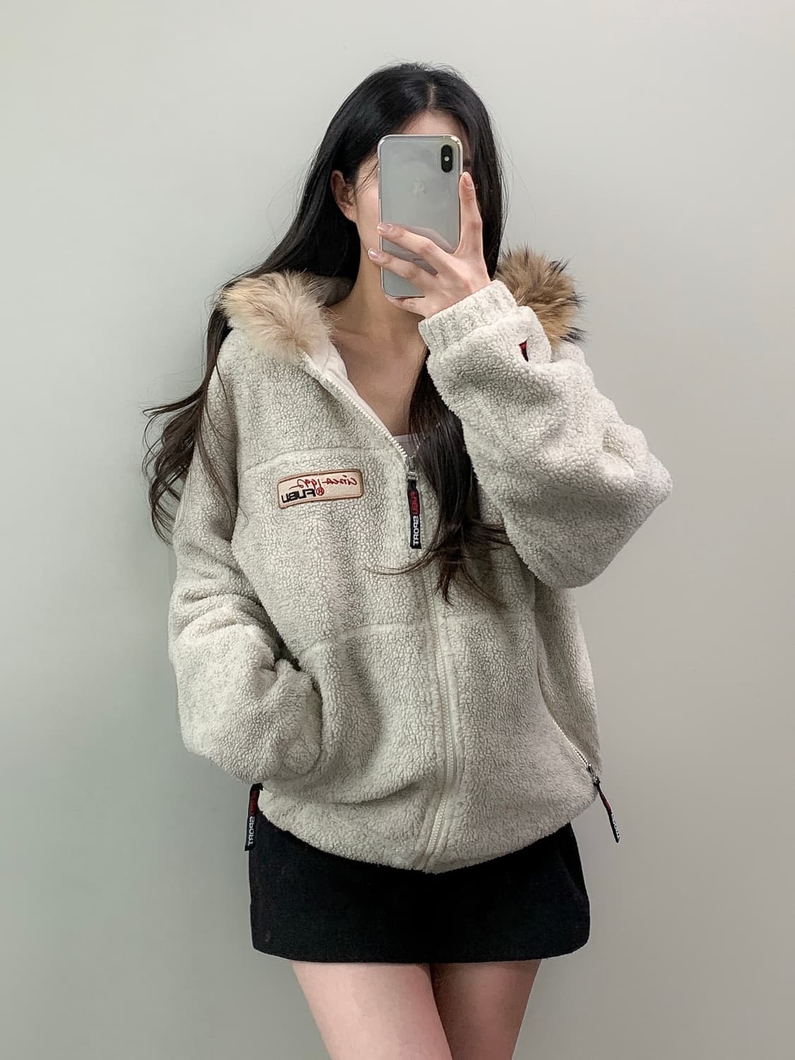 FUBU 후리스 퍼 자켓 상품이미지2