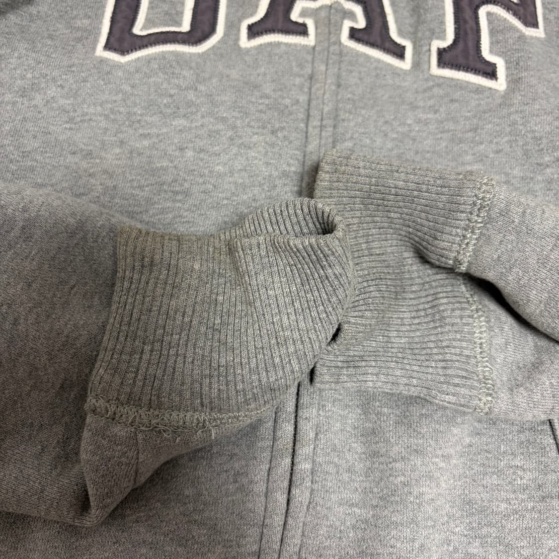 갭 GAP 빈티지 회색 그레이 기모 후드집업 후집 판매합니다 상품이미지4