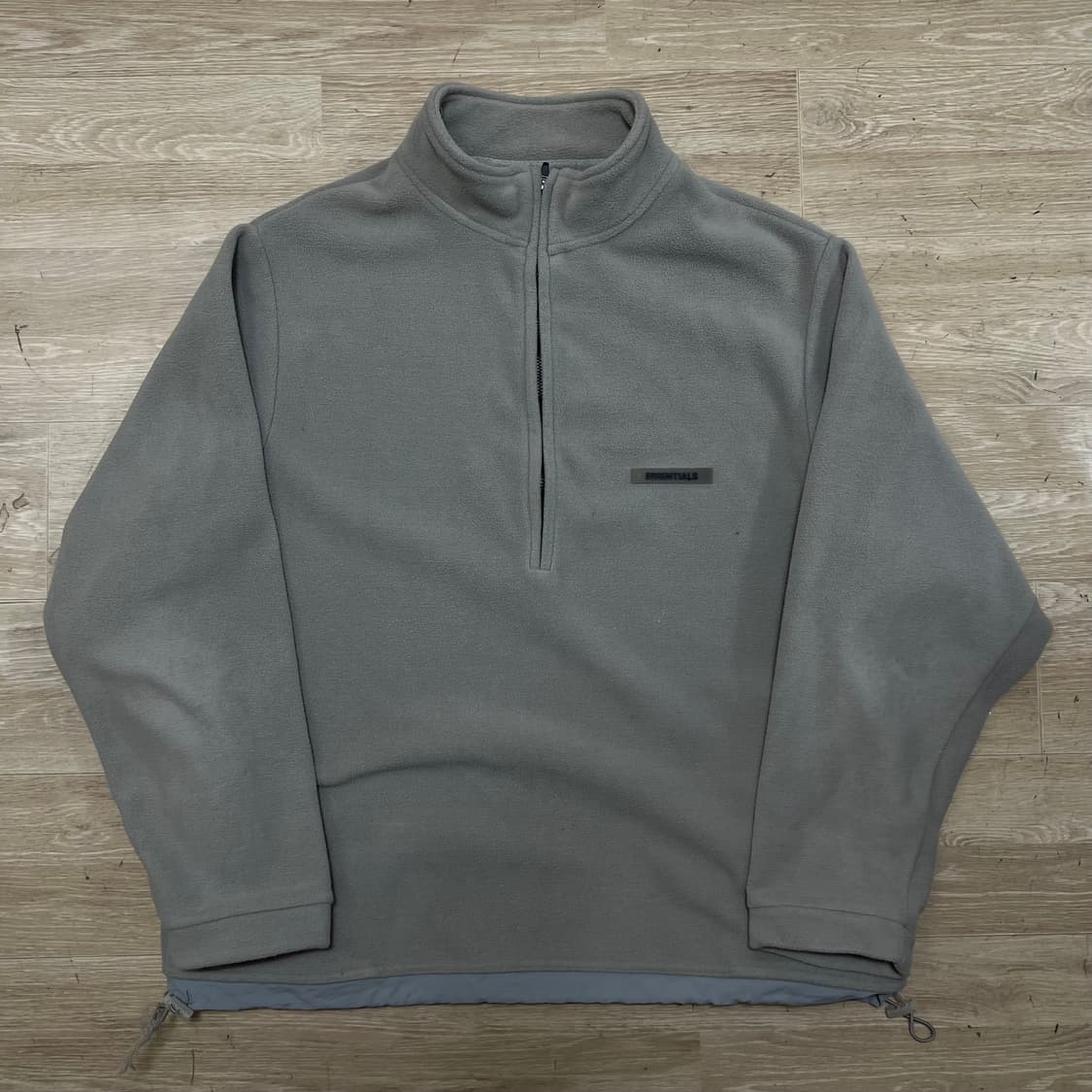 피어오브갓 에센셜 후리스 아노락 반집업 자켓 [그레이] L/100 상품이미지1