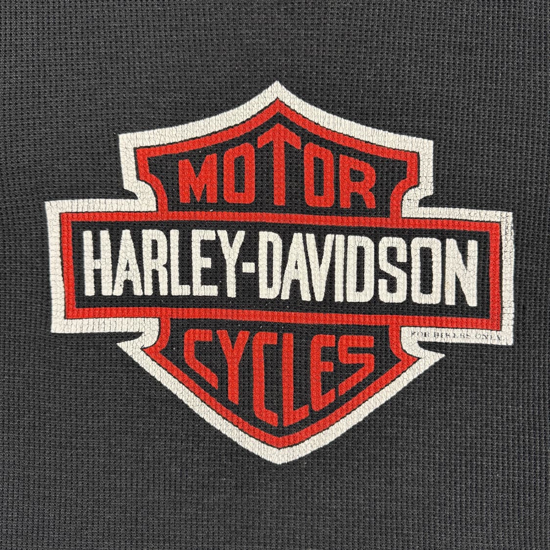 빈티지 80s Harley Davidson 할리데이비슨 써멀 롱슬리브 상품이미지3