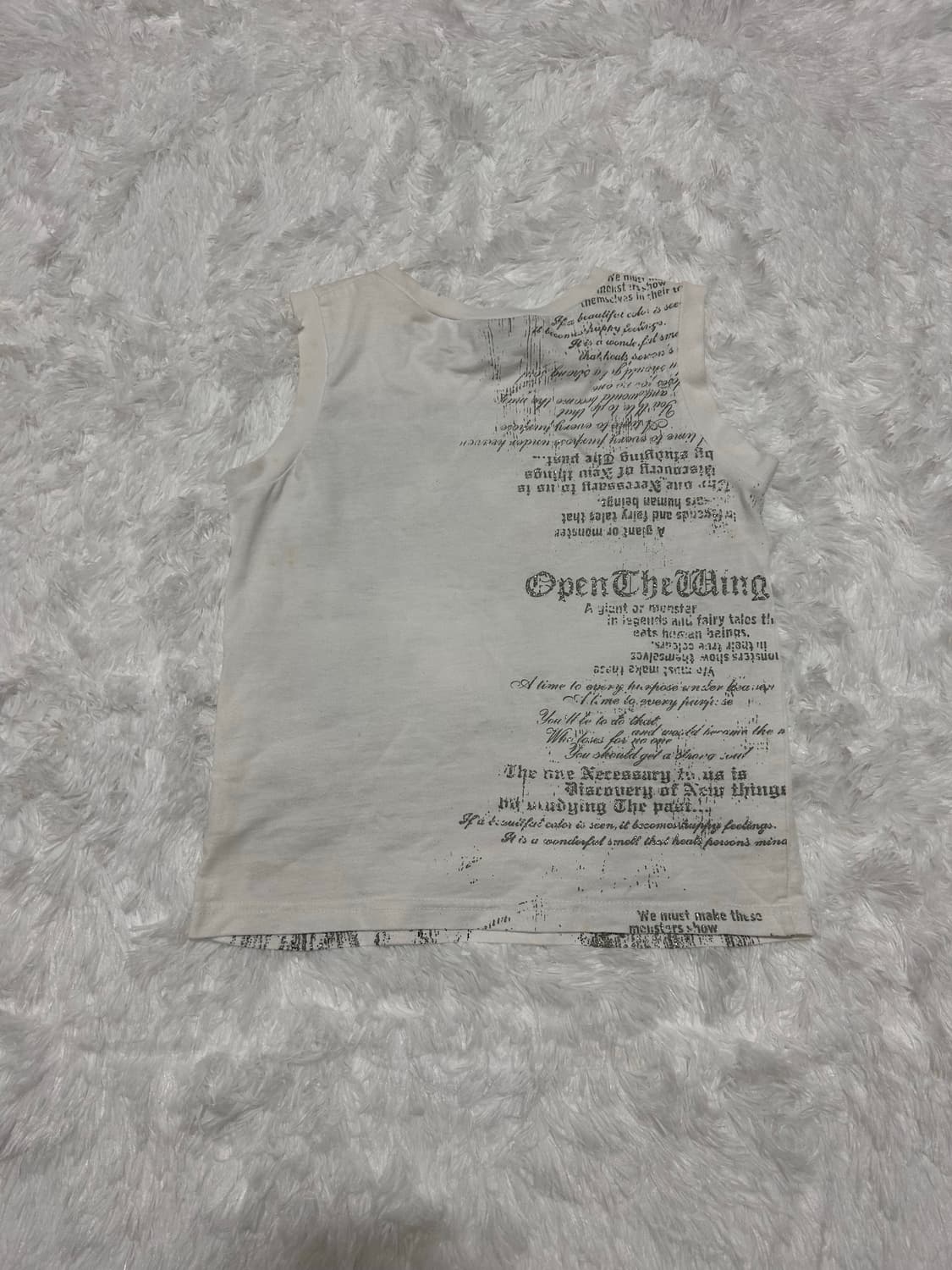 punk glitter detailed y2k sleeveless 상품이미지4