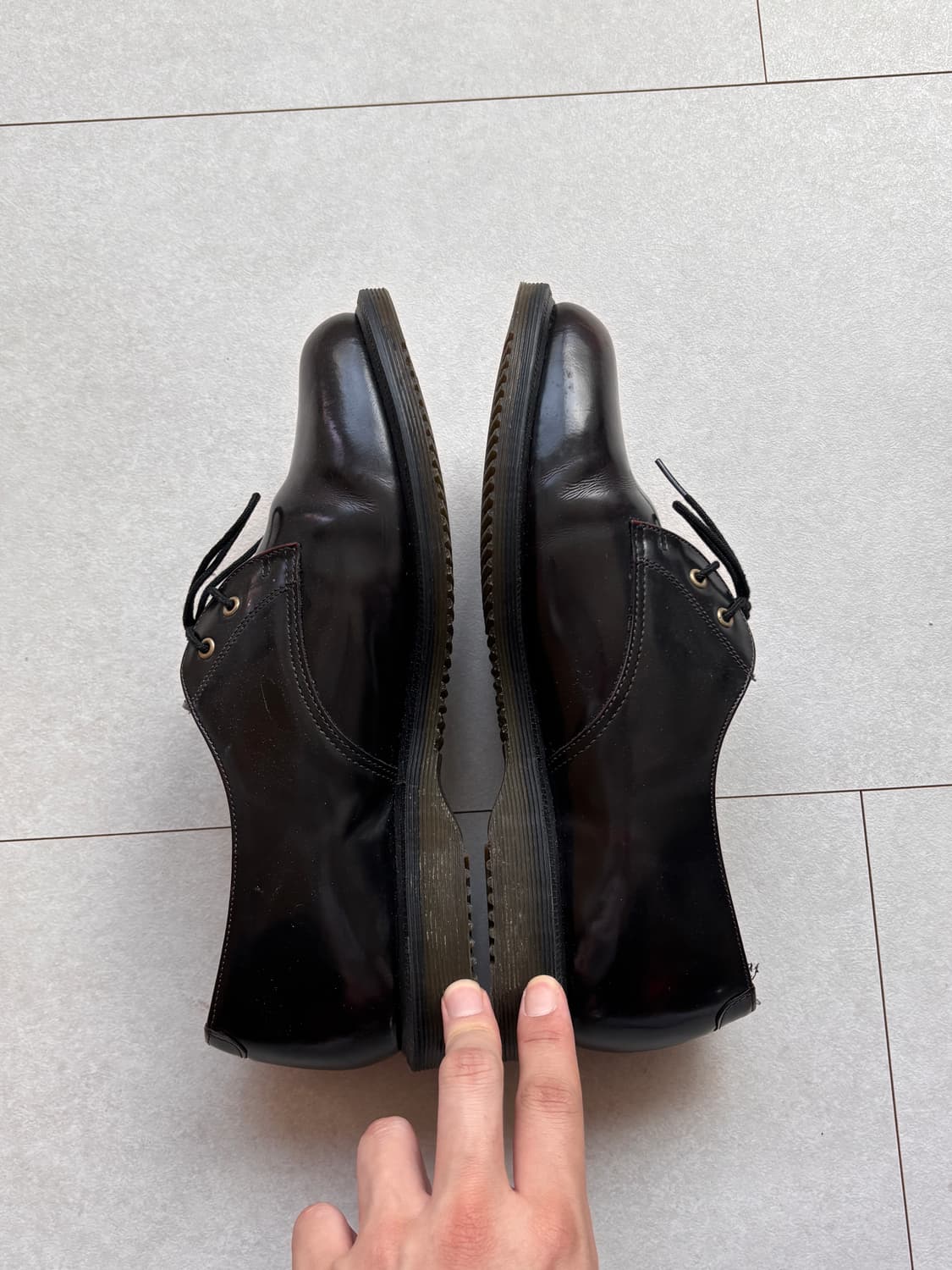 닥터마틴 2홀 더비 브룩 체리버건디 UK8 상품이미지3