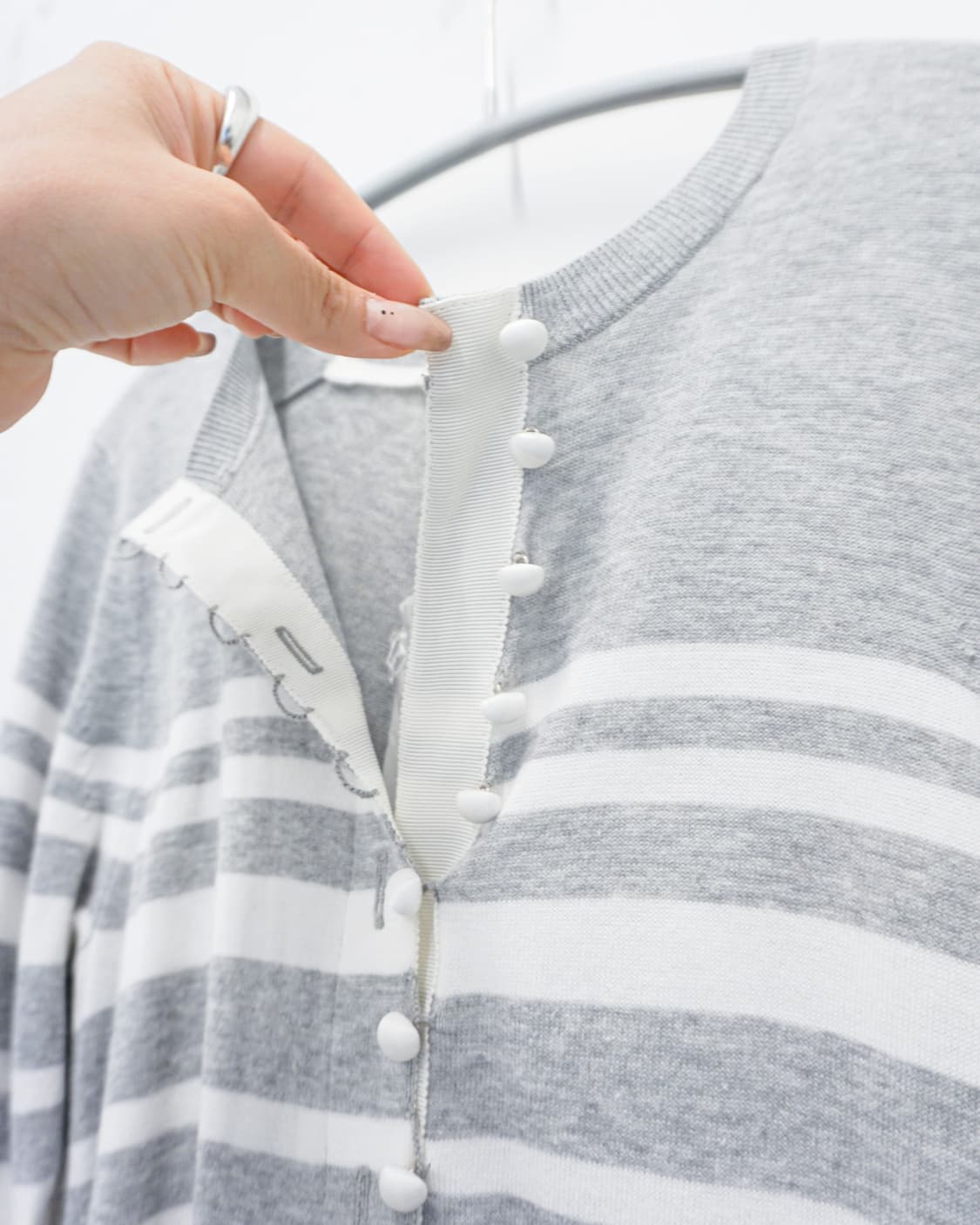 SACAI LUCK layered stripe cardigan 상품이미지6