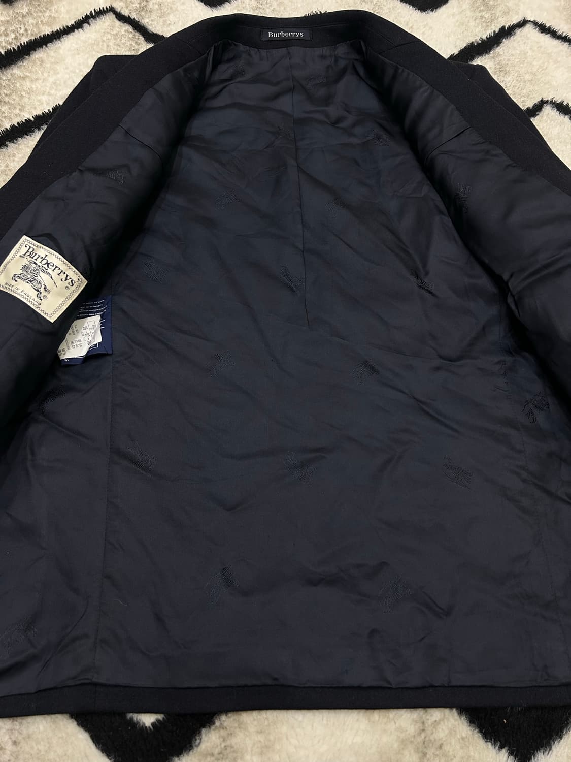 [44-55]버버리 크레스트 로고 와펜 울 금장 블레이저/짙은네이비 상품이미지3