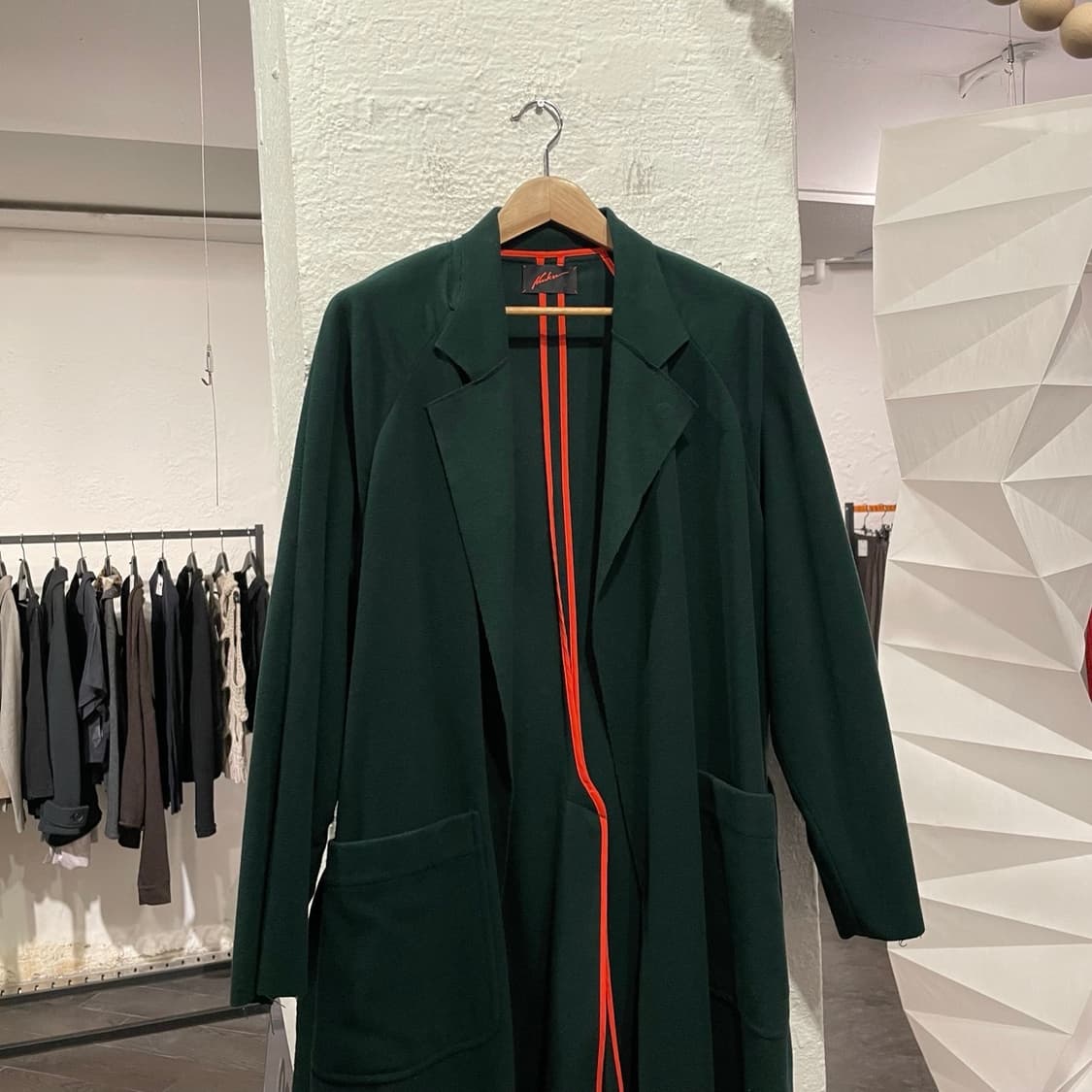 언유즈드 벨티드 오버사이즈 코트 상품이미지2