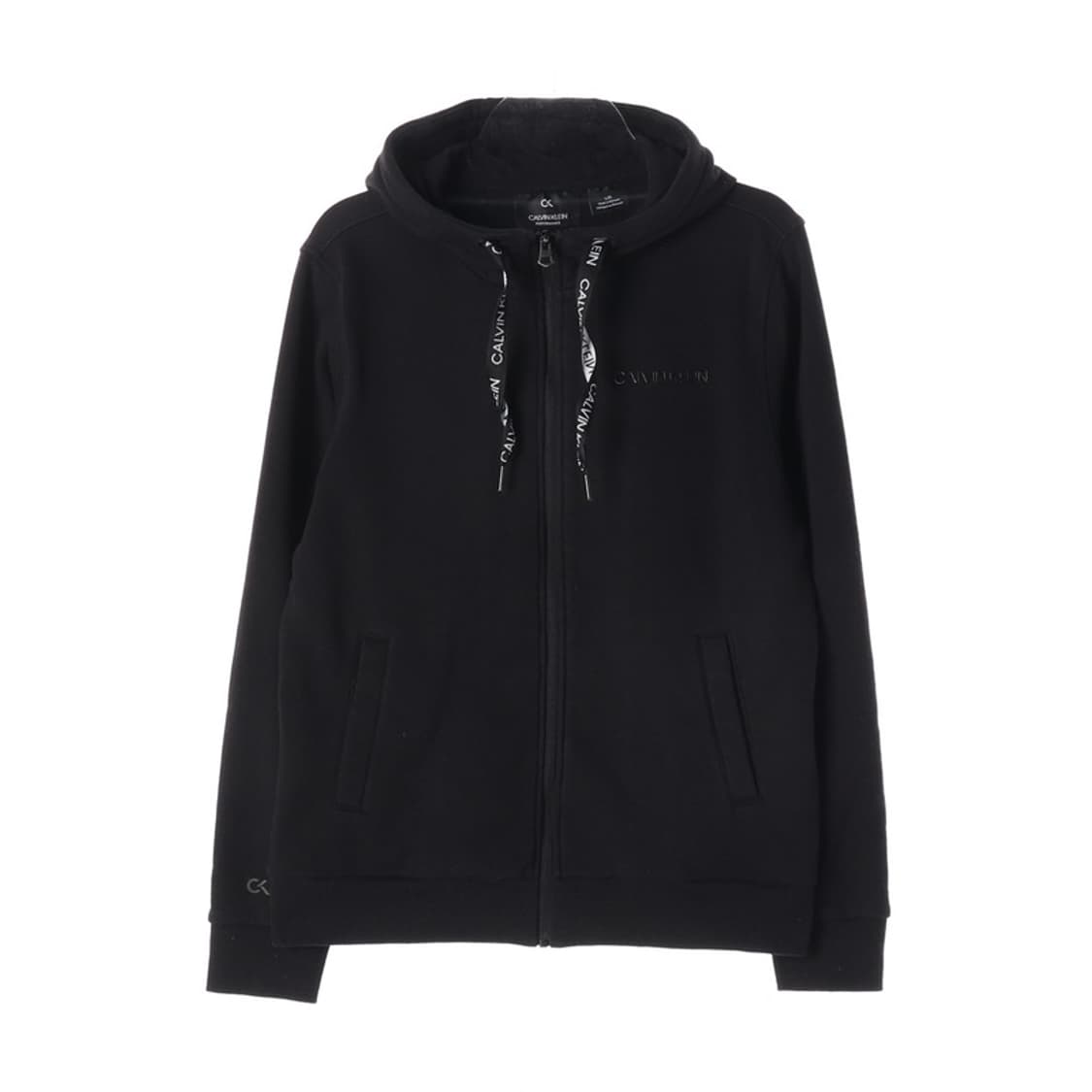 캘빈클라인 퍼포먼스 로고 테이핑 기모 후드 집업 L 상품이미지1