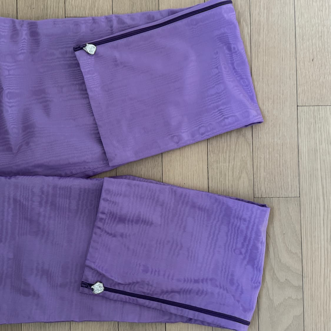 Marine Serre - Purple Shiny 트라우저 38(m) 상품이미지7