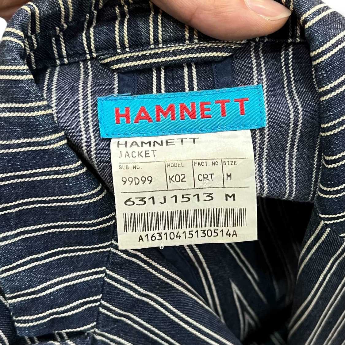  hamnett 스트라이프 블레이저 y12345 상품이미지7