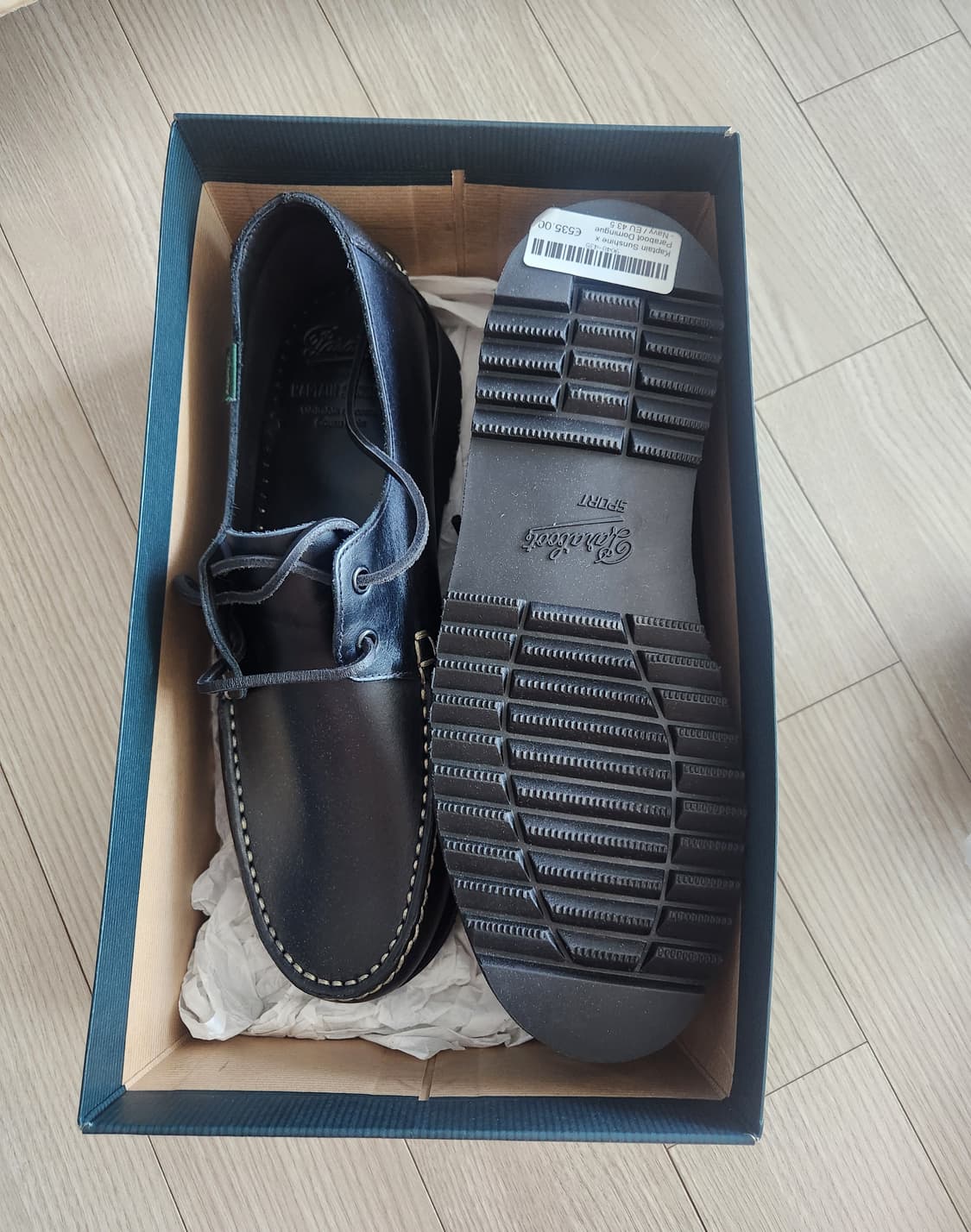 Paraboot x kaptain sunshine 도밍구 새상품 판매 상품이미지1