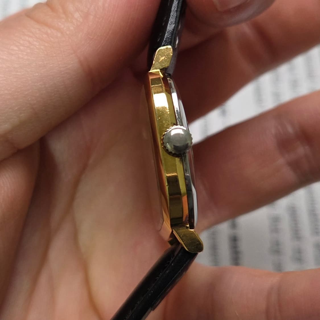 레어] 빈티지 월쌈 옥토 칼침핸즈 블랙미러 로만입체판 수동 메커니컬 상품이미지6