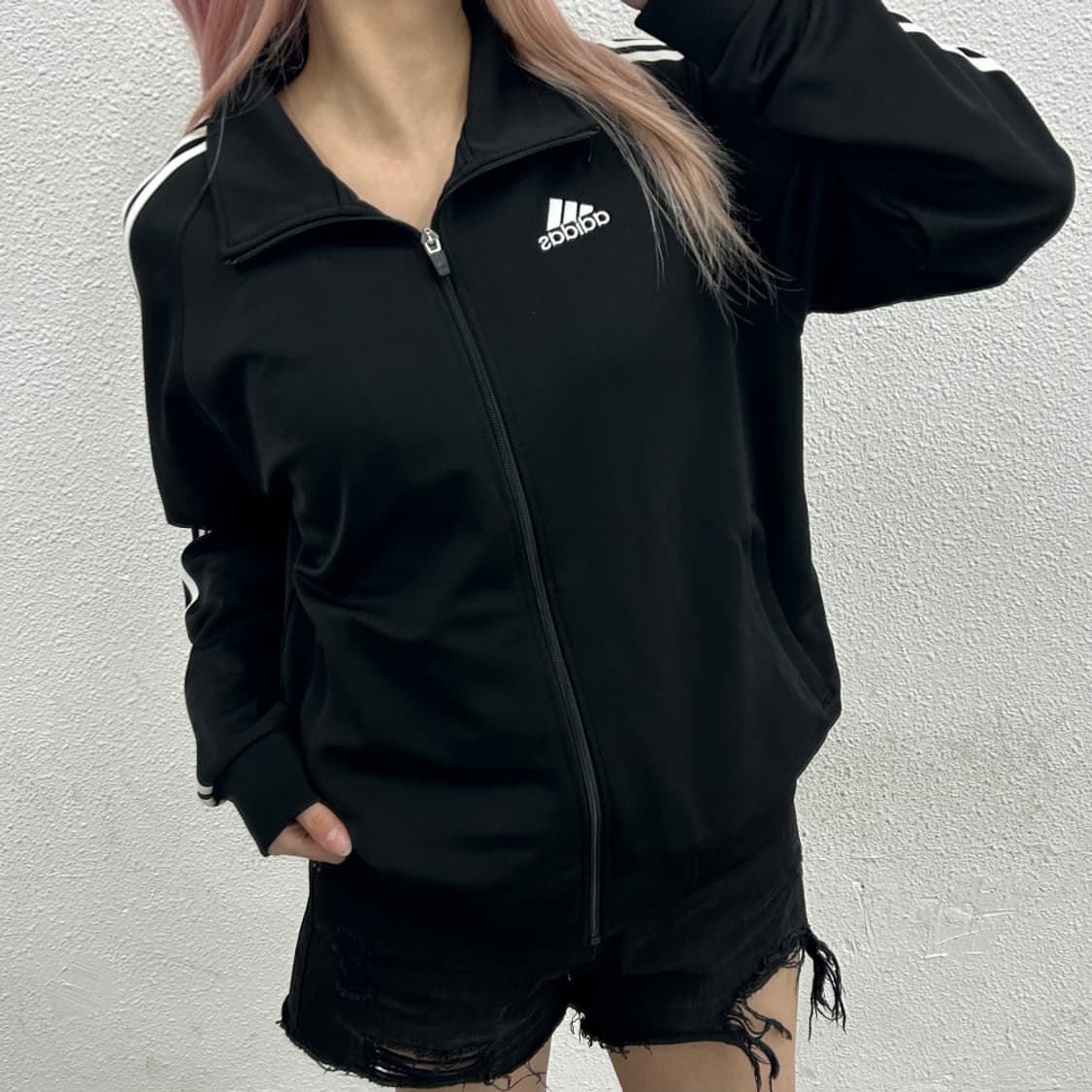 아디다스 마샬 에센셜 블랙 트랙탑 100 상품이미지2