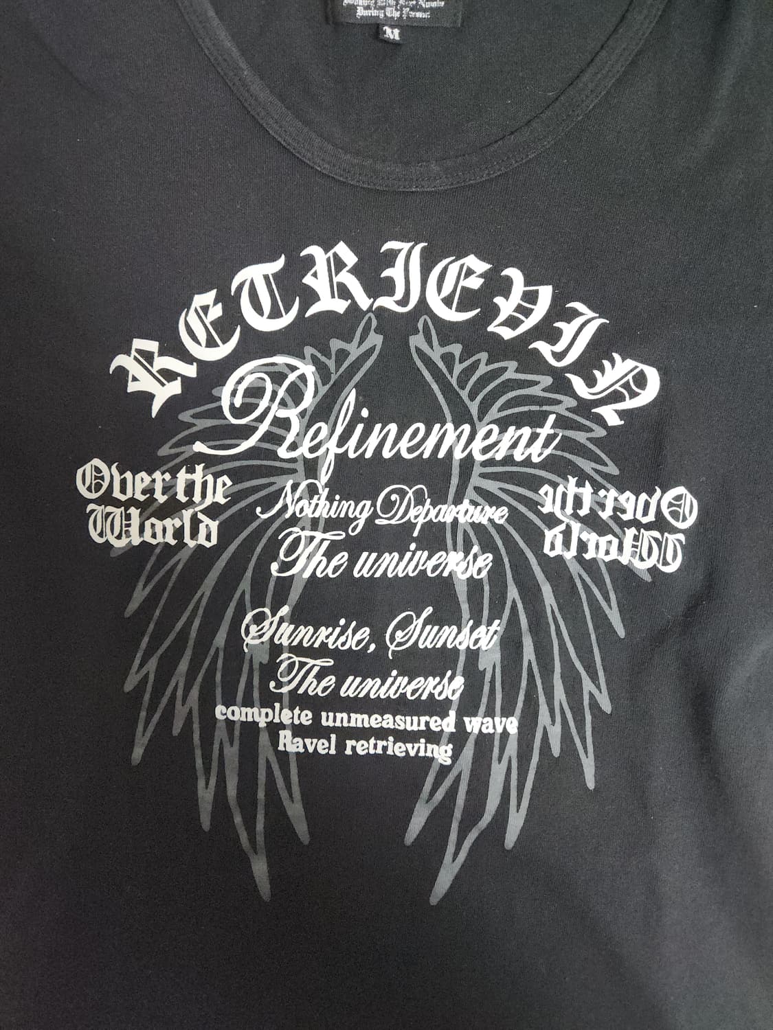 펑크 날개 레터링 반팔 (punk•emo) 상품이미지2