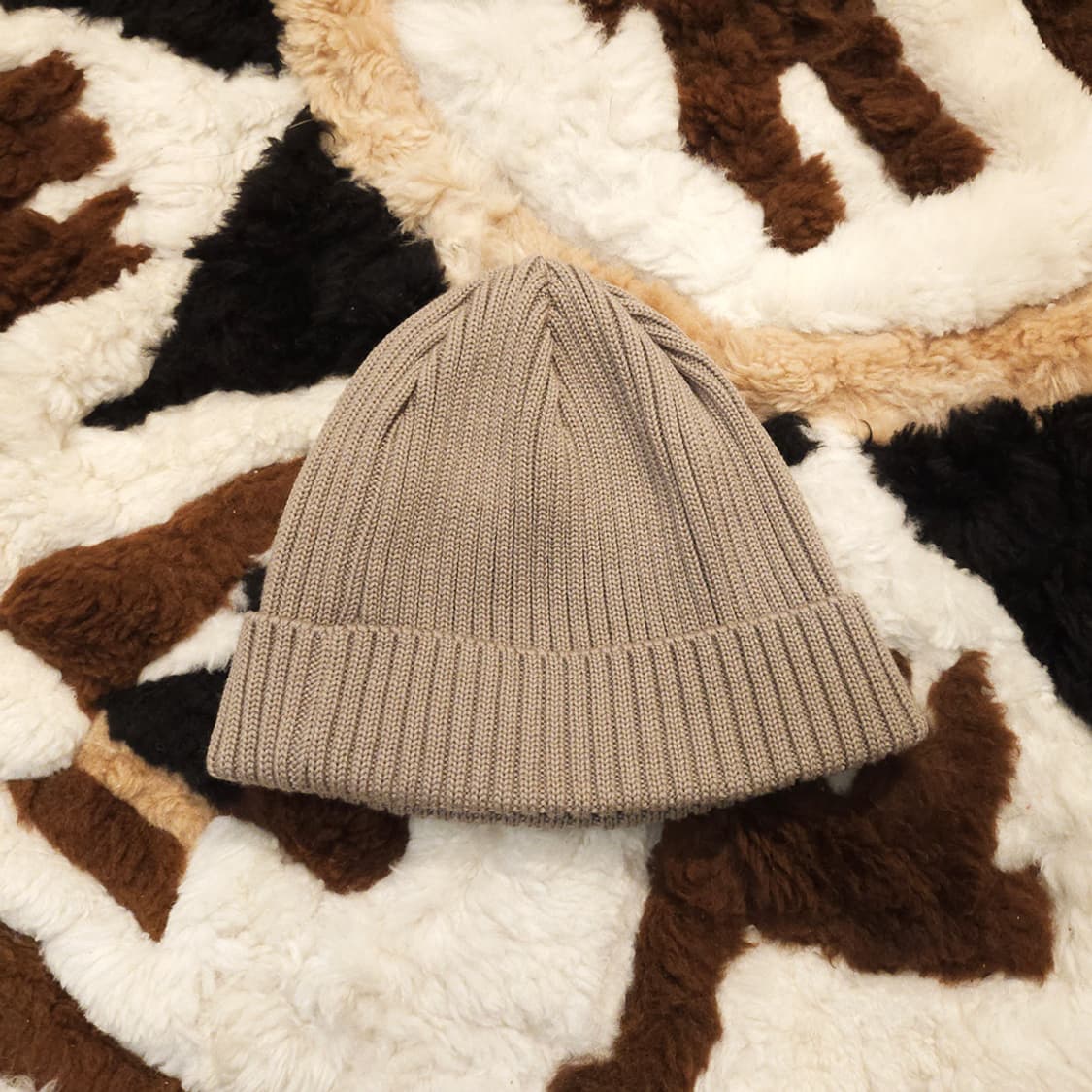 wool rib beanie  상품이미지3