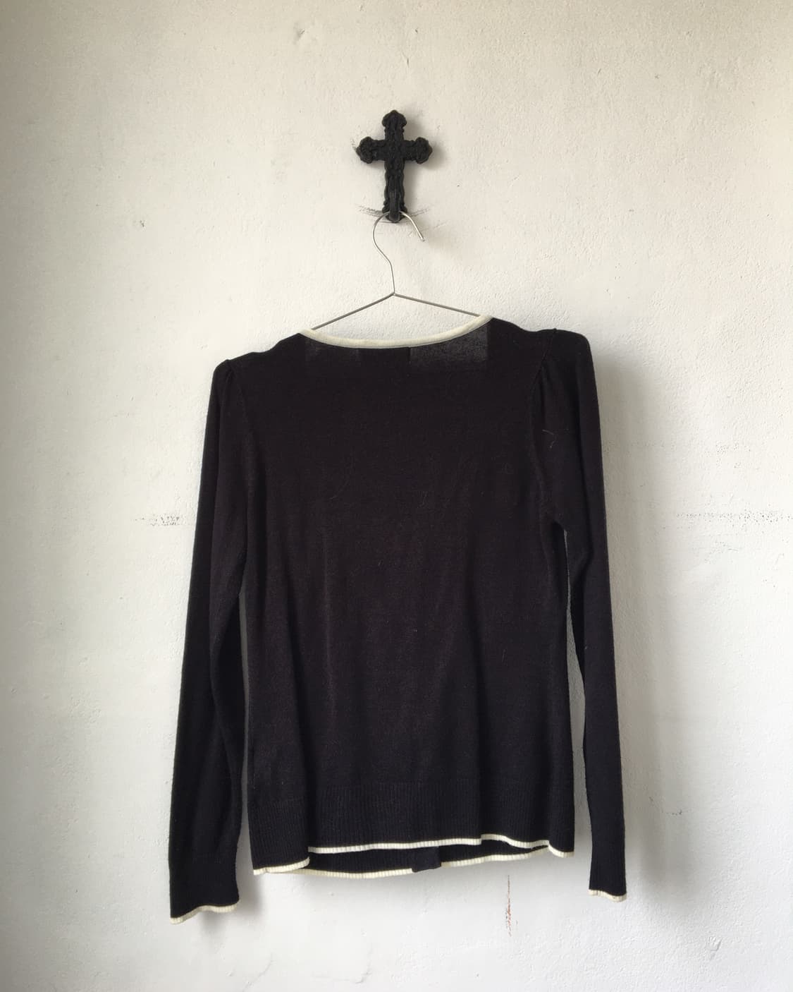 Button frill point knit  상품이미지2