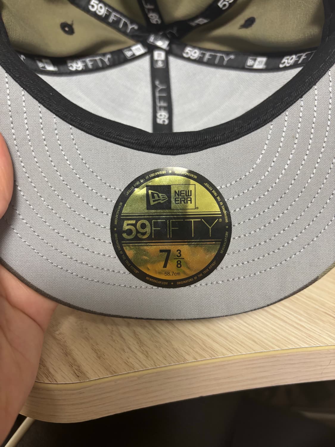 뉴에라X슈프림 본즈 박스로고 우드랜드 카모 피프티캡 상품이미지6