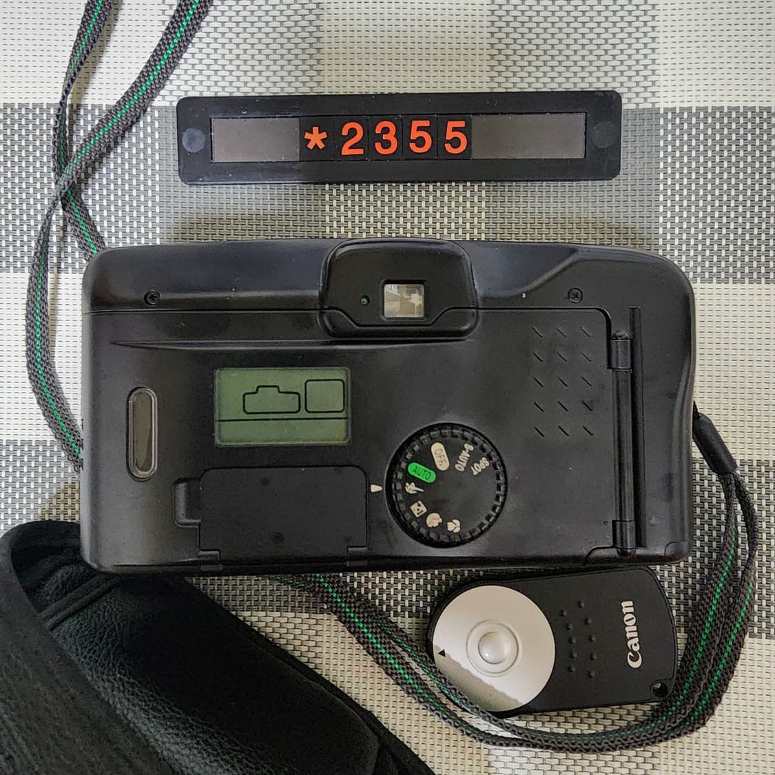 캐논 프리마 슈퍼 115 N 캡션 필름카메라 리모컨 파우치포함 상품이미지3