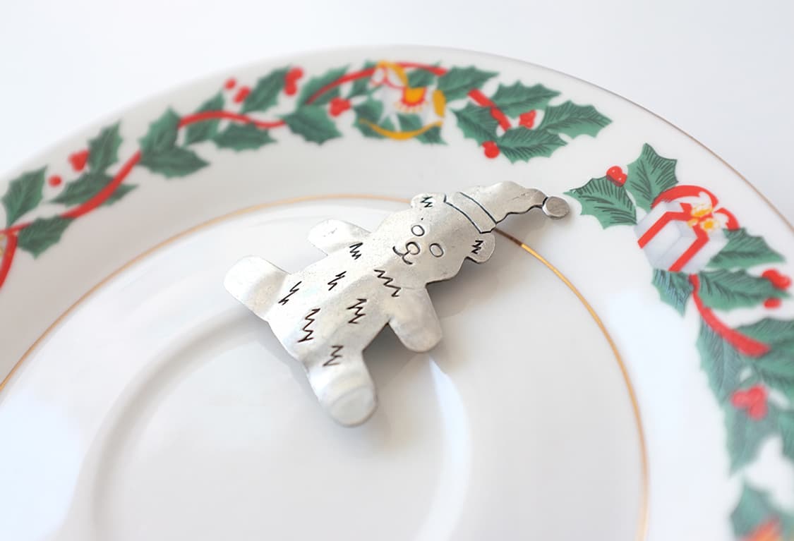 1980s 귀여운 크리스마스 테디베어 빈티지브로치 빈티지악세사리 상품이미지5