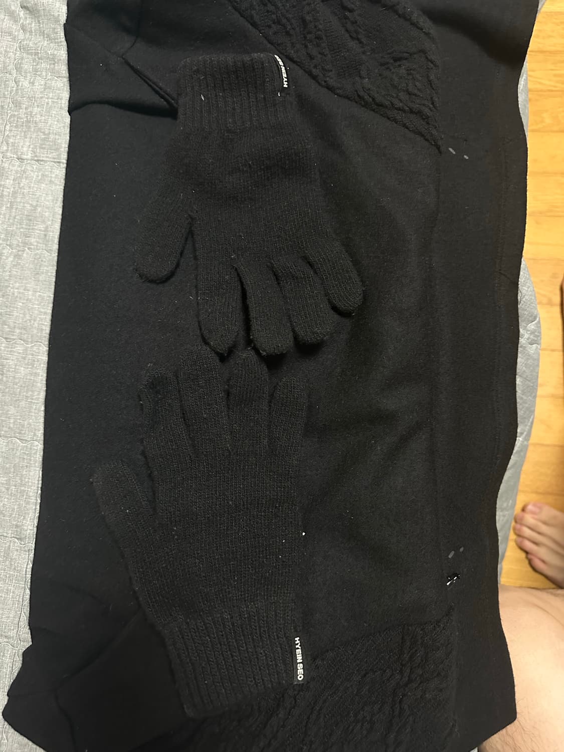 hyeinseo Techwool Hoodie w/ Gloves 홍태준 상품이미지5