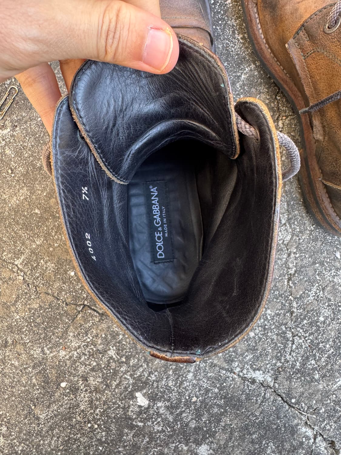 돌체앤가바나 00s 아카이브 부츠 상품이미지7