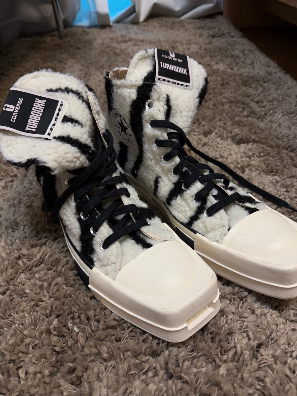 릭오웬스컨버스 닼쉐 터보다크퍼 하이탑 43 상품이미지1