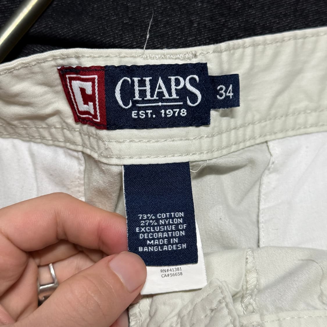 Chaps 랄프로렌 코튼 와이드 카고 반바지 상품이미지5