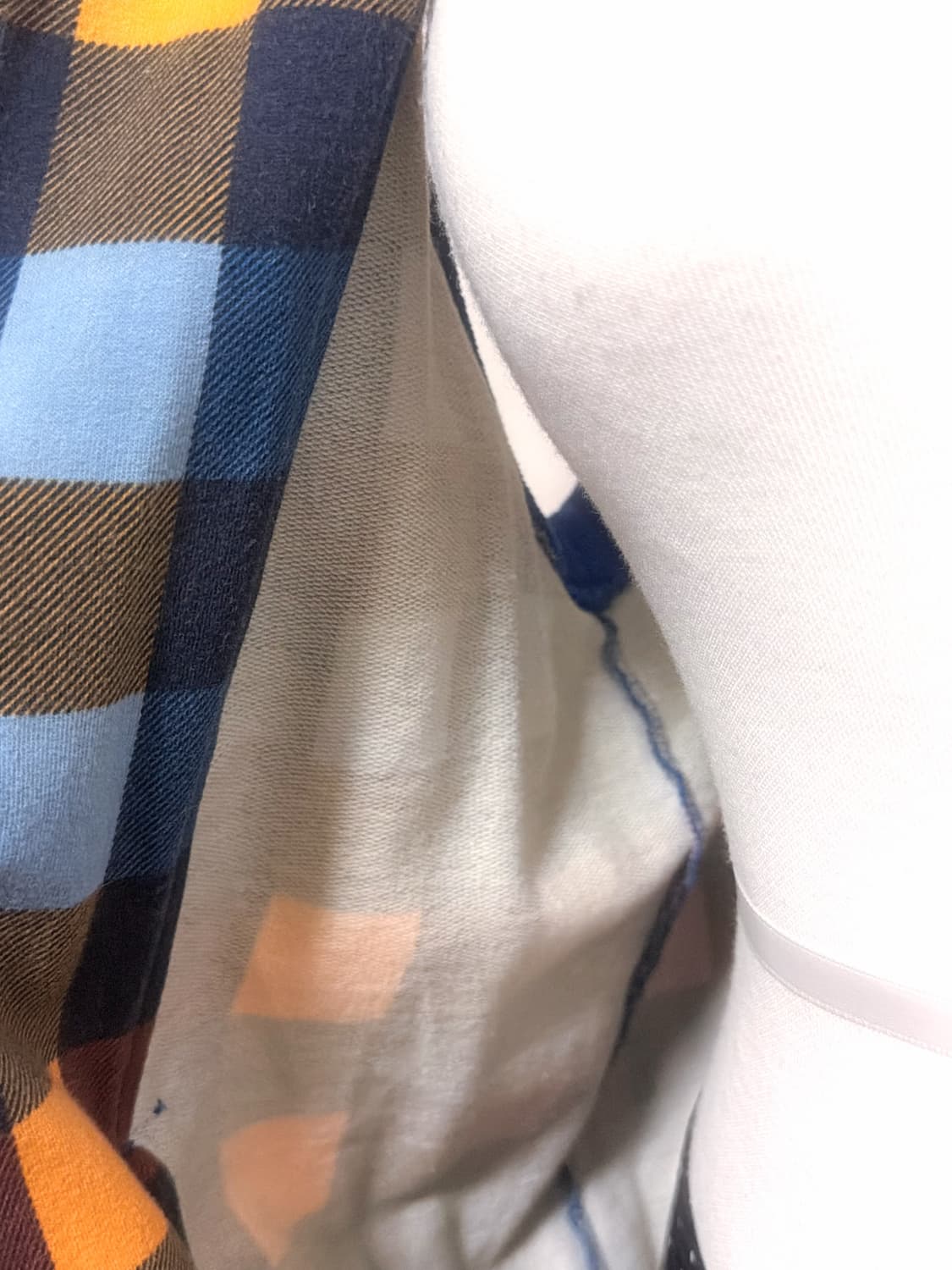 lecoqsportif 르꼬끄 체크 패턴 조끼 후드집업 상품이미지3