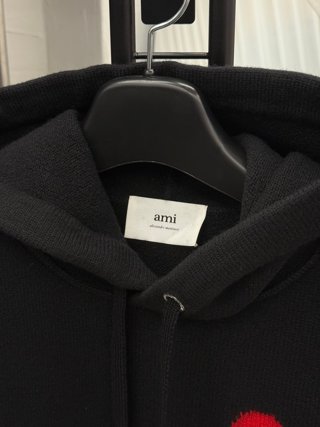 [L] 아미 빅하트 니트 후드티 상품이미지4