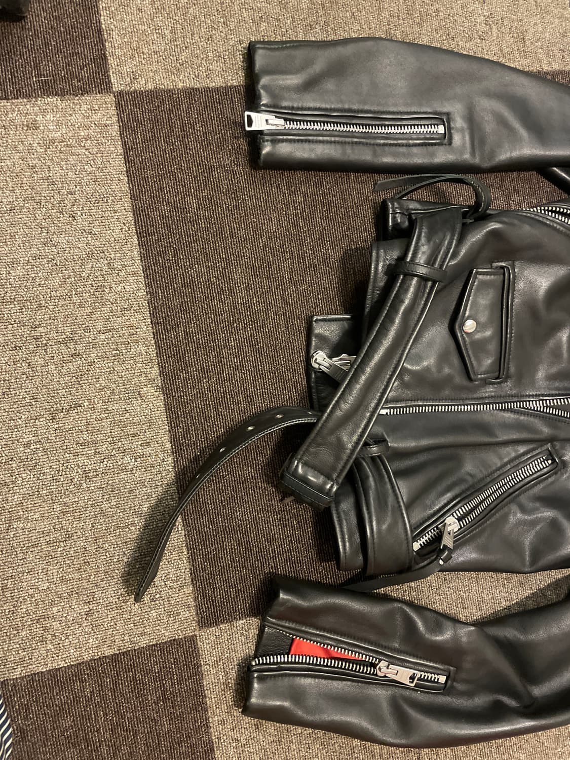 All Saints 라이더 레더자켓 새상품급 상품이미지3