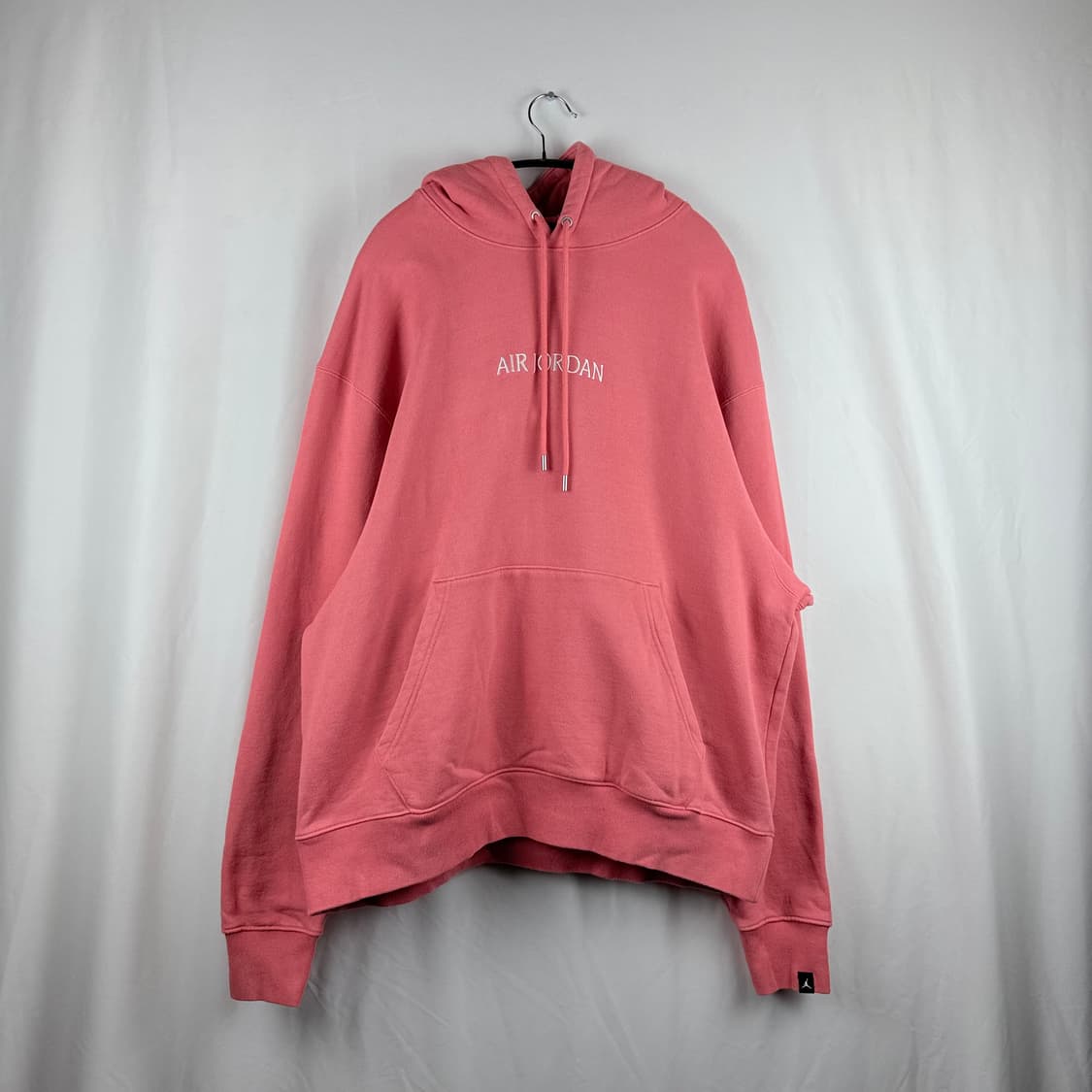 (4XL) 나이키 에어조던 자수로고 후드 티 핑크 상품이미지2