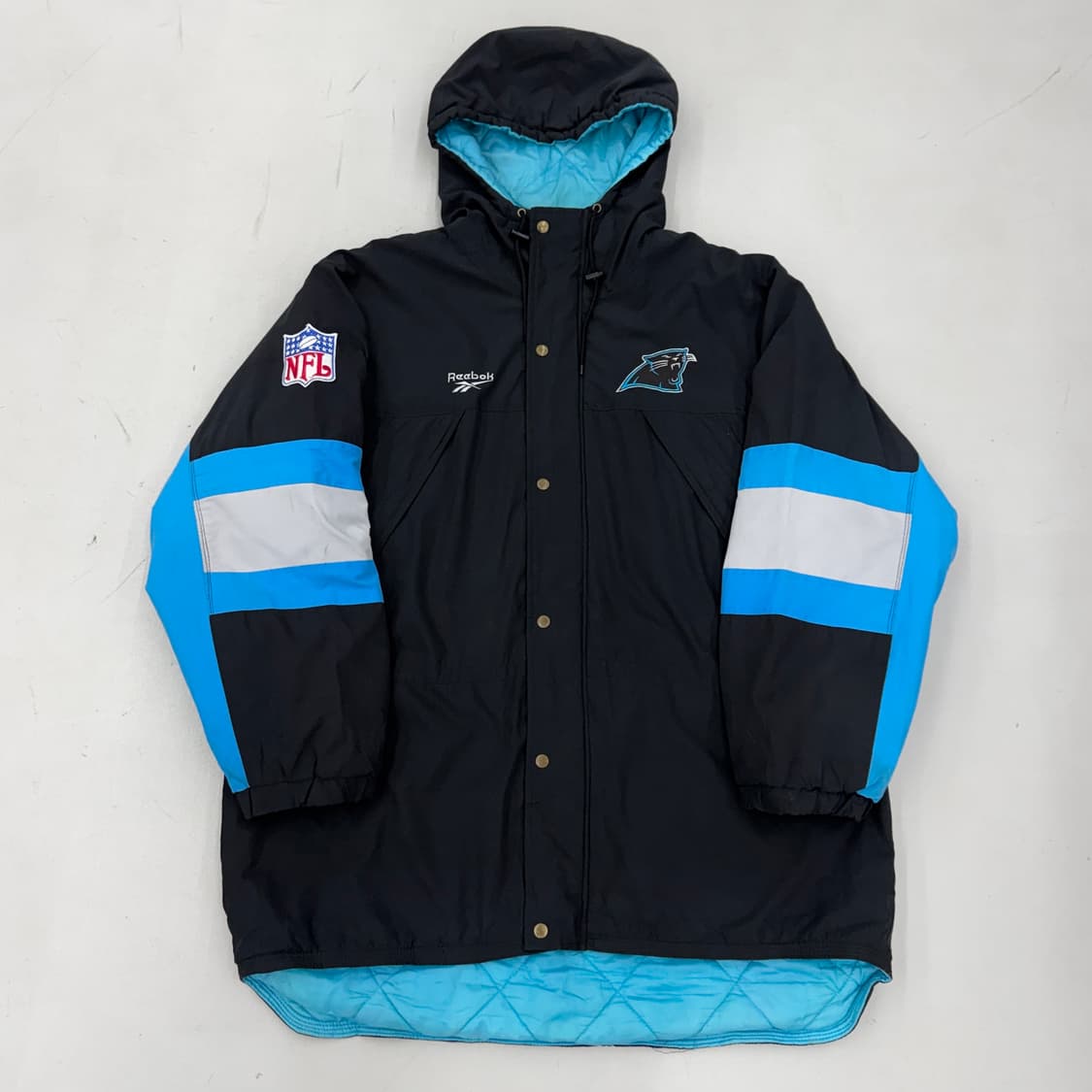 리복 X NFL 90s 프로라인 캘리포니아 팬더스 올드스쿨 점퍼 자켓 상품이미지2