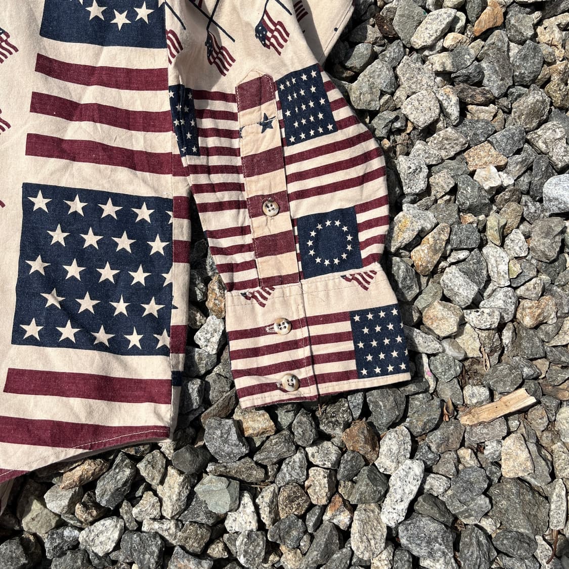 Roughrider 빈티지 성조기 셔츠 (실측확인) 상품이미지2