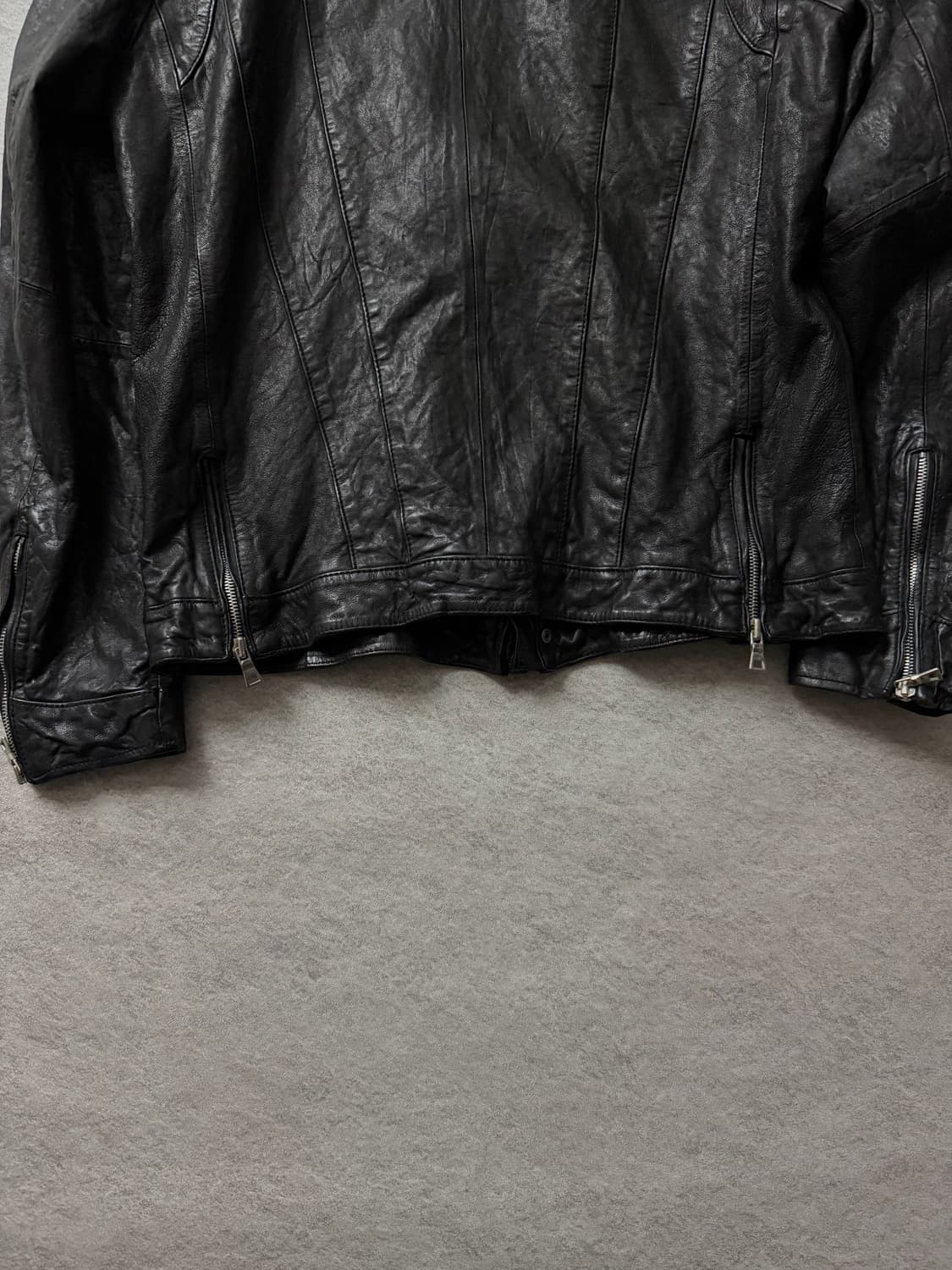 빈티지 램스킨 레더자켓  상품이미지5