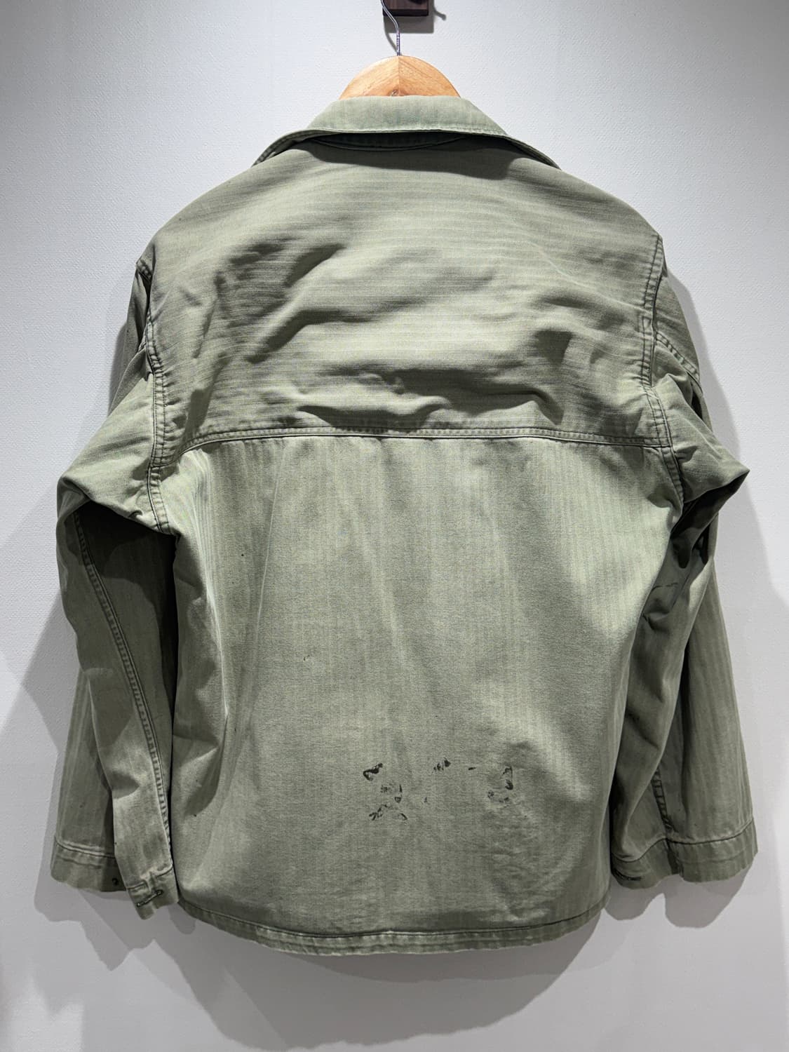 레어 40s 미군 M43 HBT 셔츠 (초기형) 상품이미지8