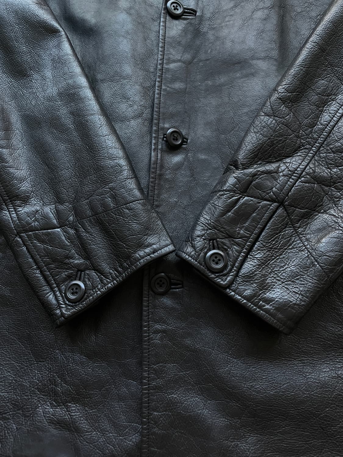 90s 올드갭 레더 카코트 gap carcoat 상품이미지4