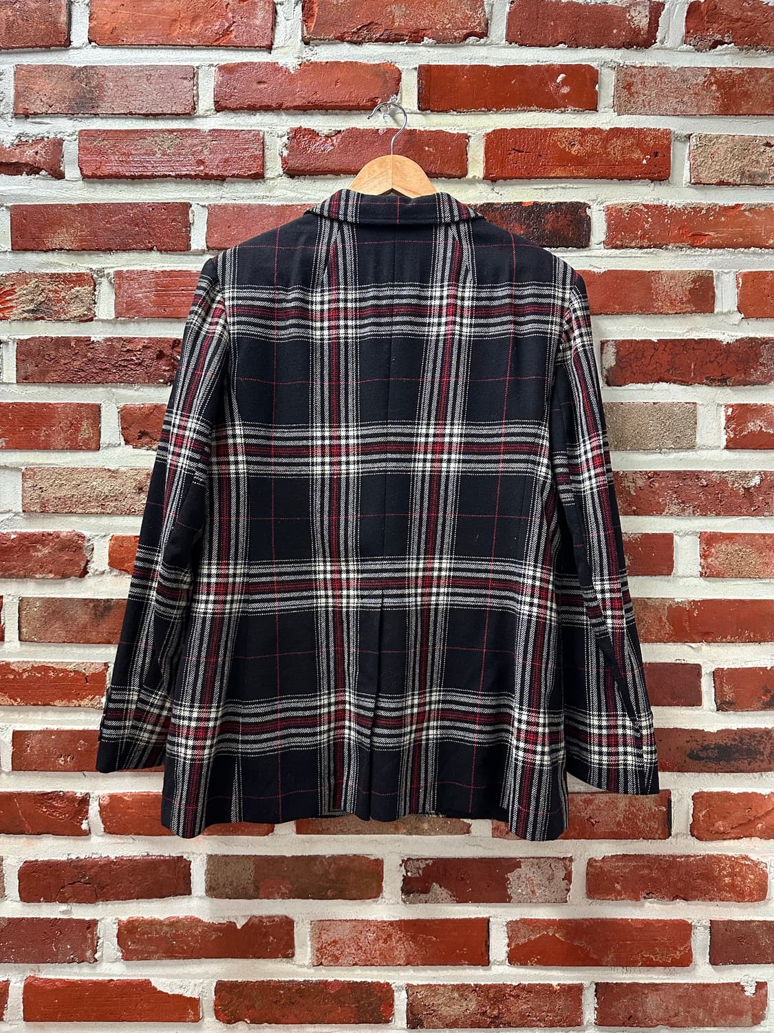 (OS)70-80s 펜들턴 타탄체크 버진울 블레이저 상품이미지5