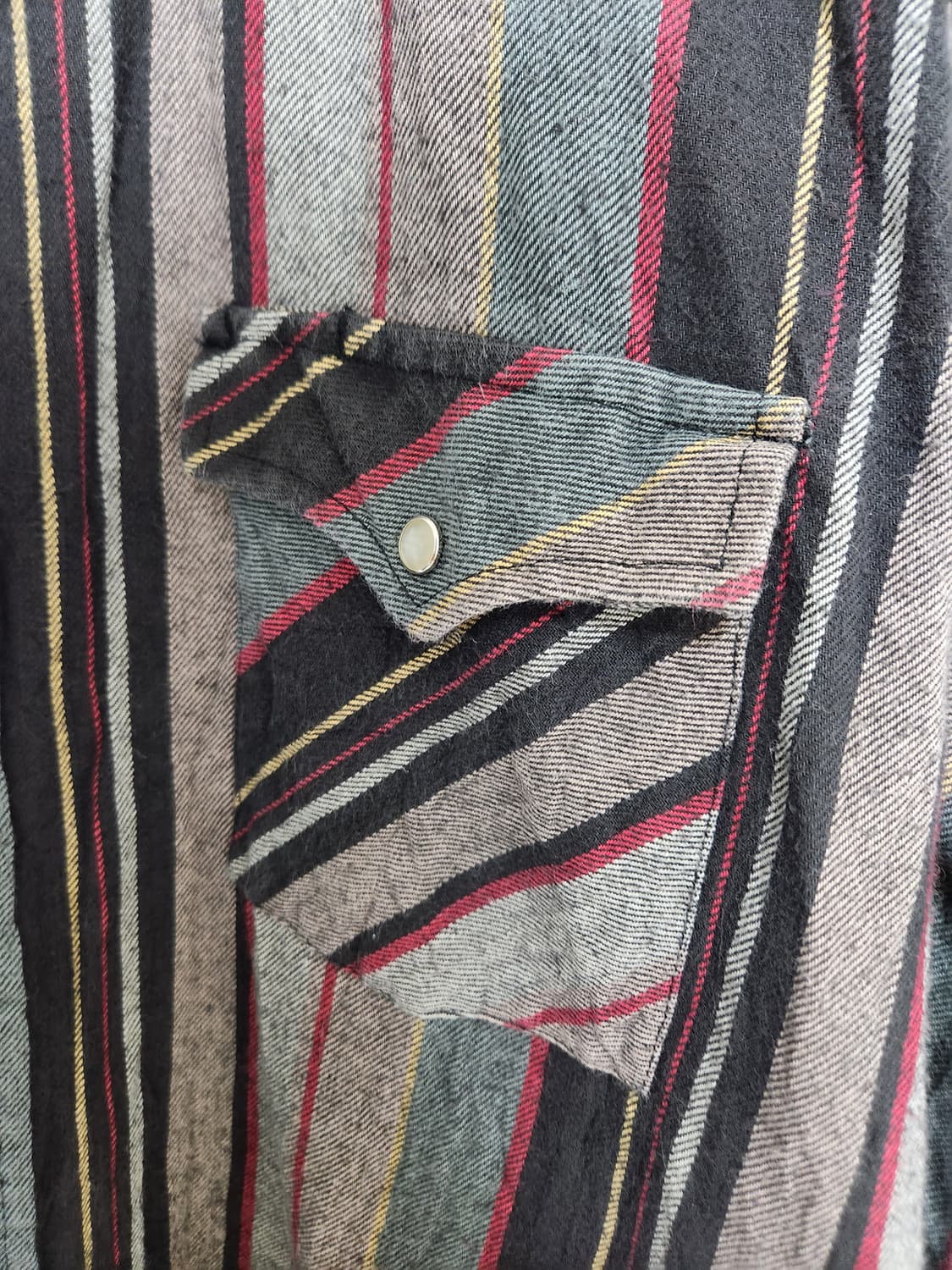 미국빈티지USA 코튼 웨스턴 셔츠 L - S90 상품이미지5