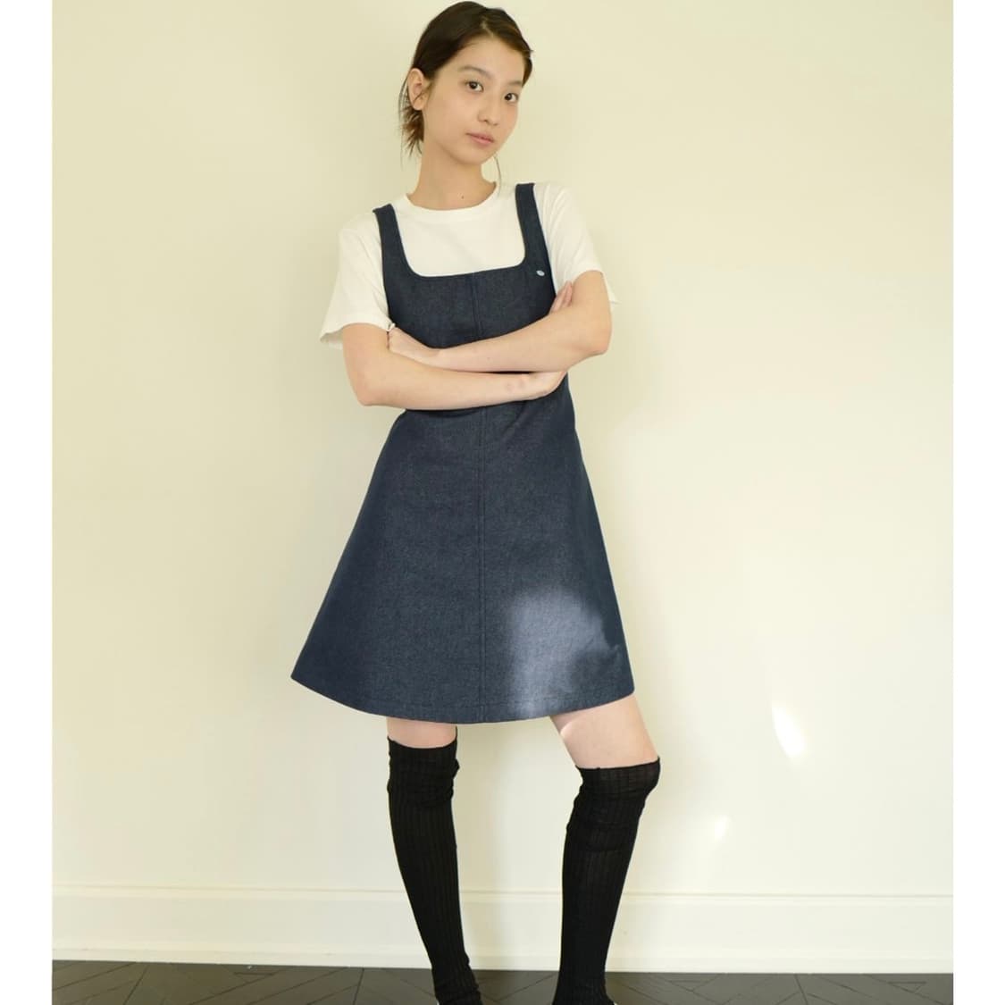 모의 데님 원피스 새상품 상품이미지3