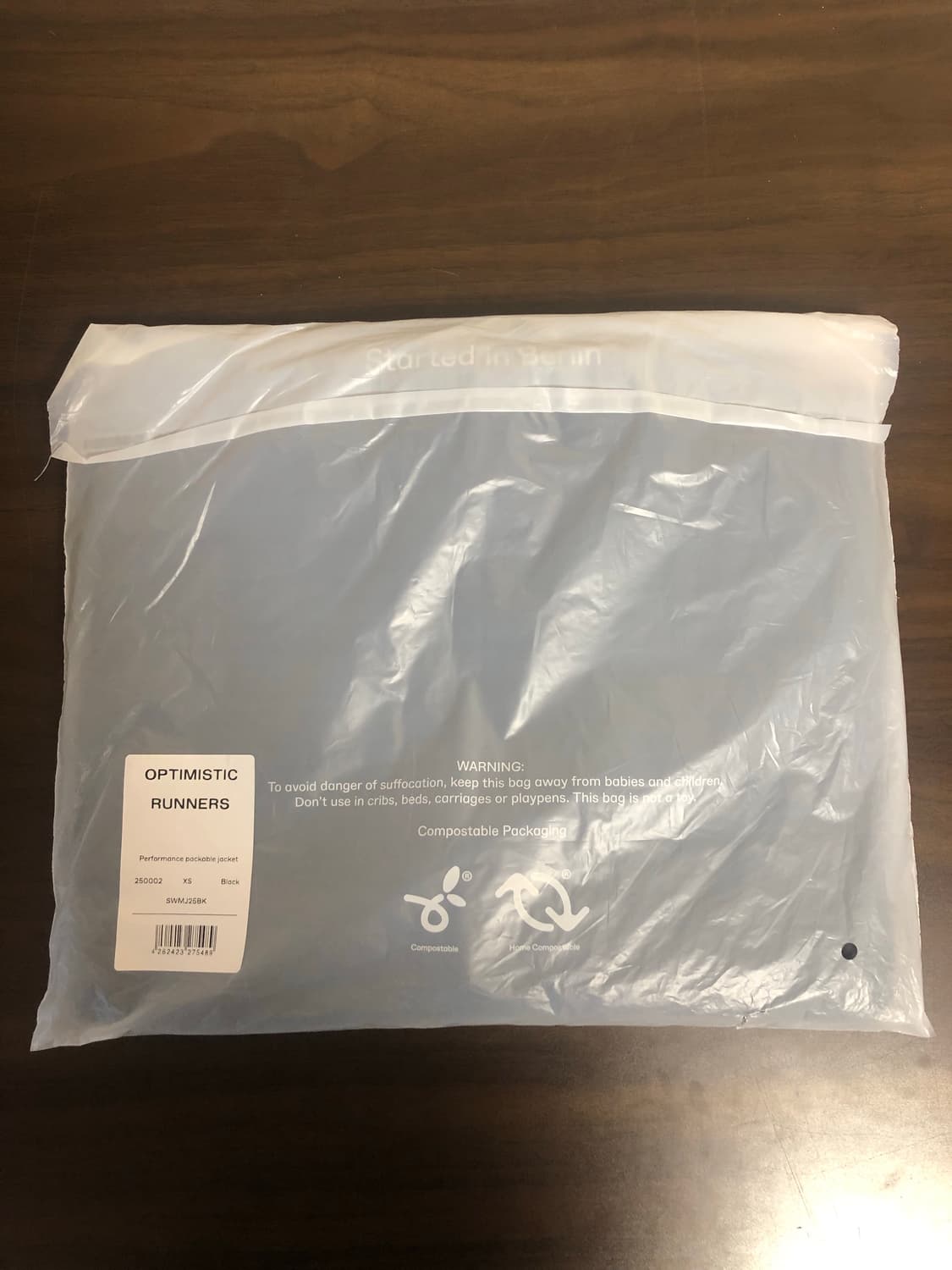 optimistic runners packable jacket black 상품이미지9
