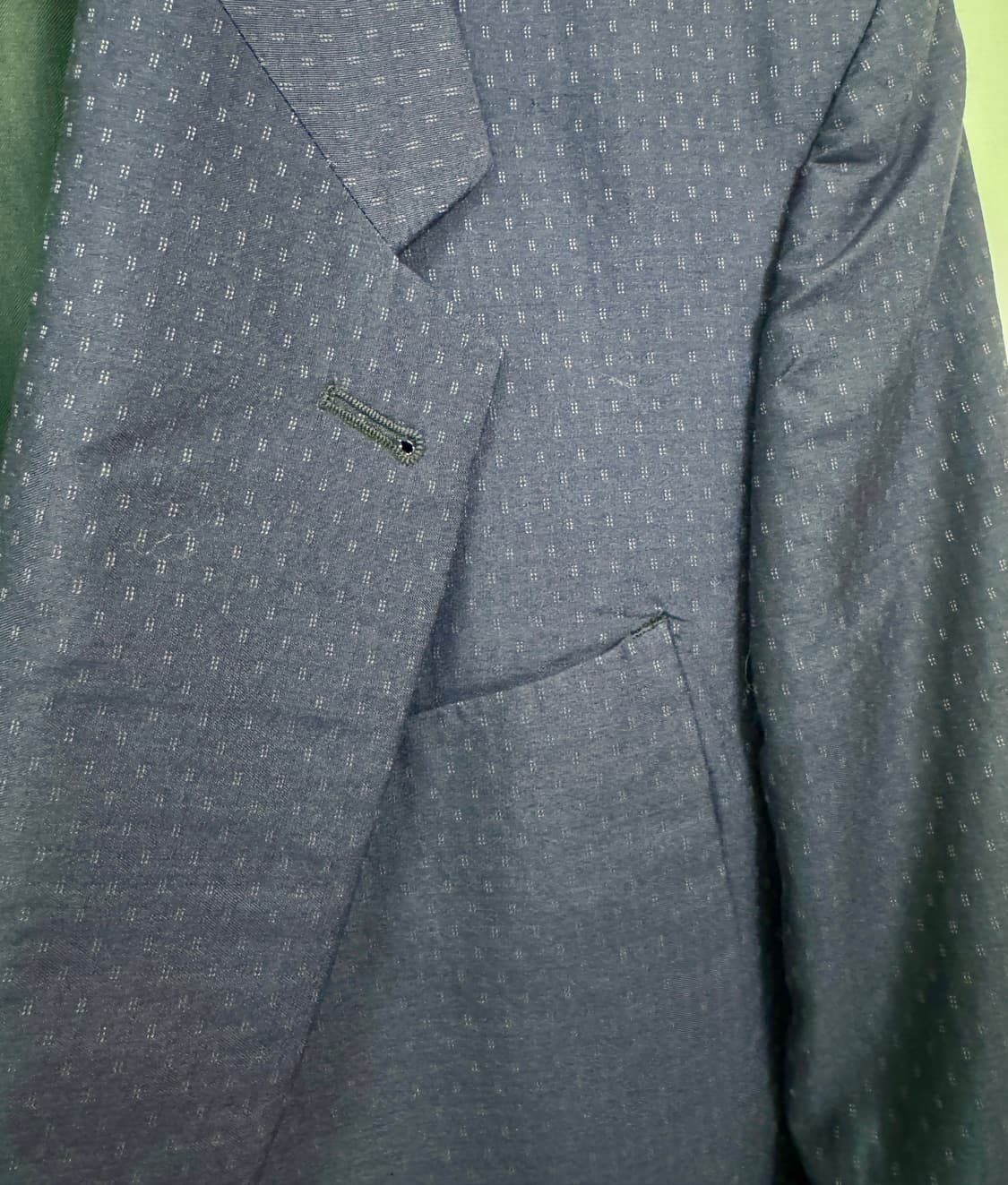 Dries Van Noten 드리스 반 노튼 코튼 실크 네이비 자켓 52 상품이미지3