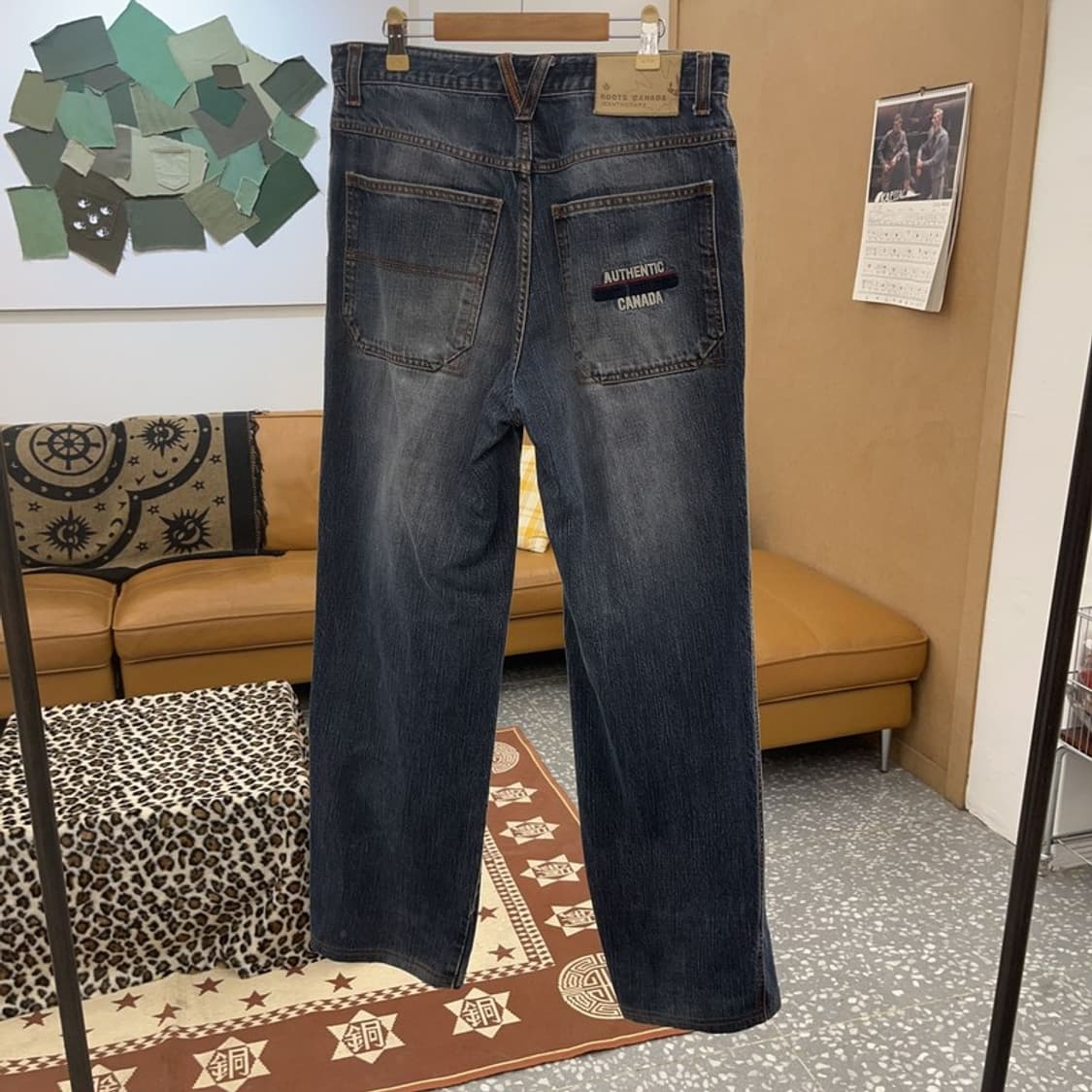 루츠 캐나다 트리플 패치 스트릿 키치 워싱 데님 팬츠 78 C08912 상품이미지4