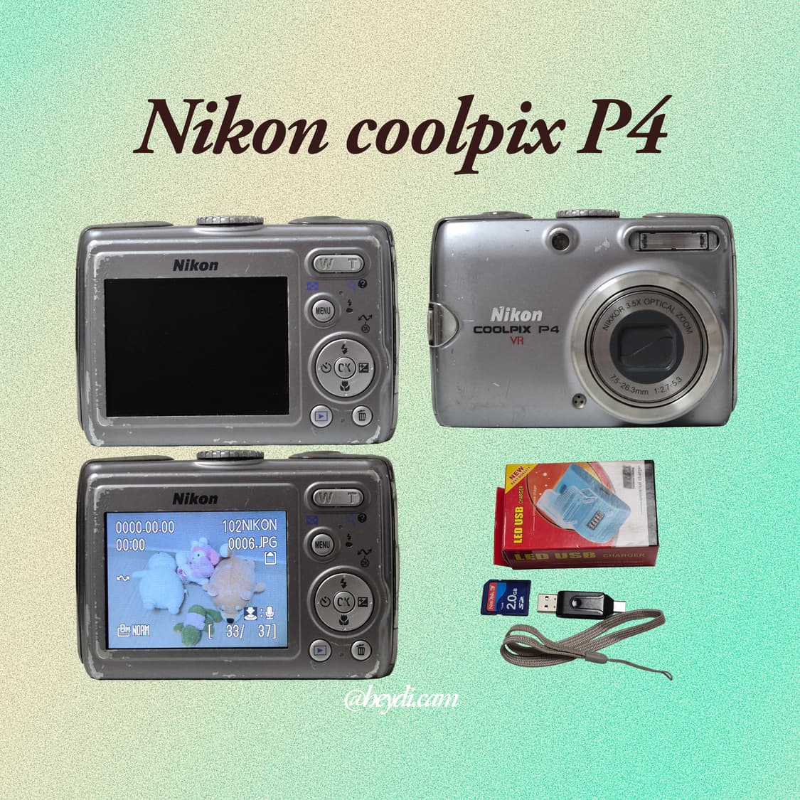 누가영픽) [한글판] 니콘 쿨픽스 NIKON COOLPIX P4 상품이미지2