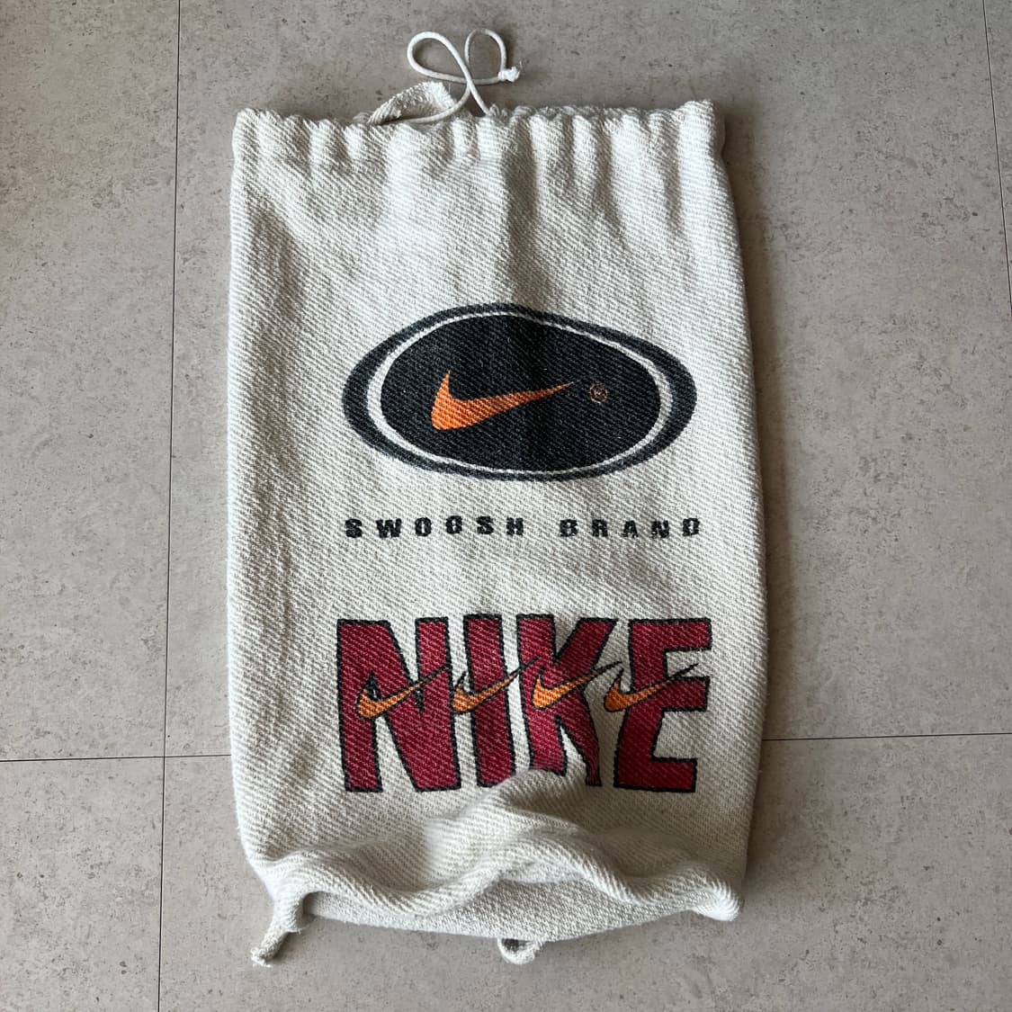 빈티지 90s Nike 스우시 로고 스트링 백 상품이미지6