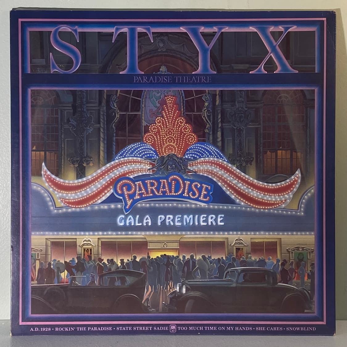 (중고LP-팝록) Styx -Paradise Theatre 상품이미지2