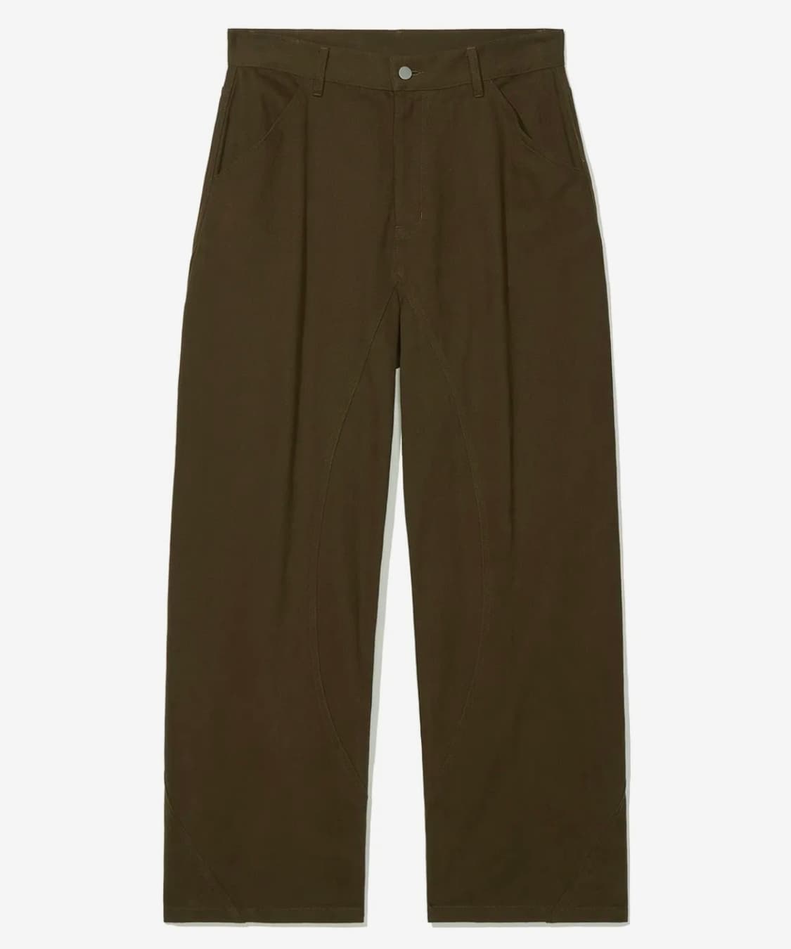 파르티멘토 커브드 절개 와이드 치노팬츠 (크게나옴) 상품이미지1