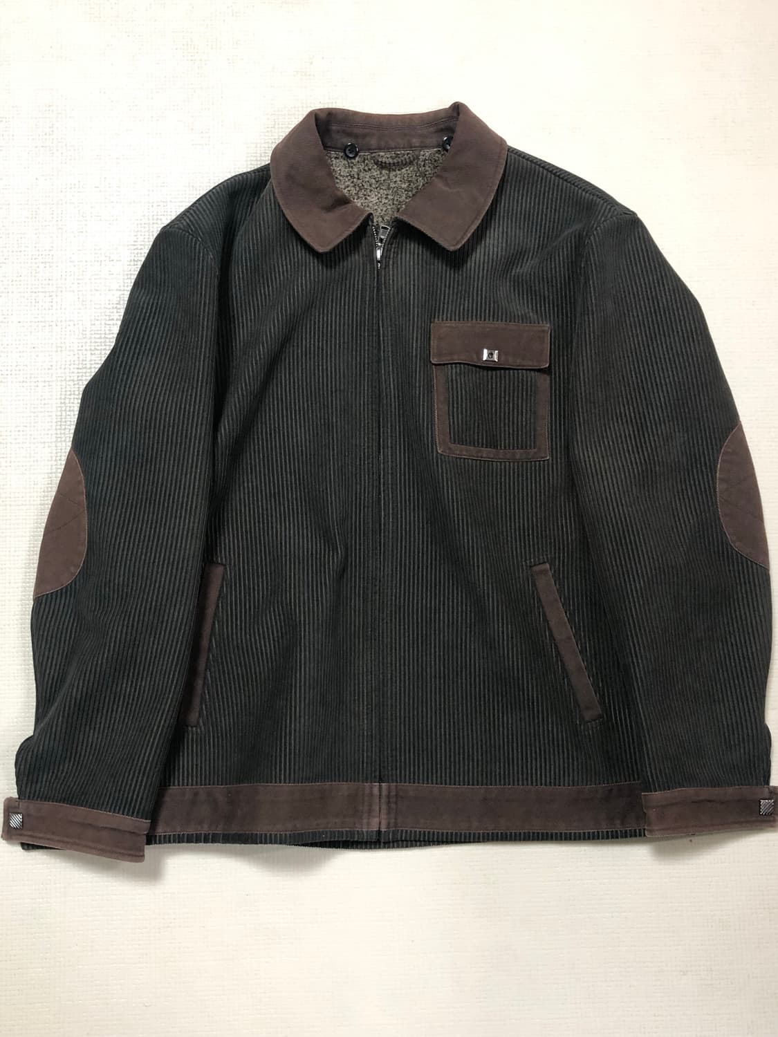 빈티지 카키 코듀로이 자켓 상품이미지8