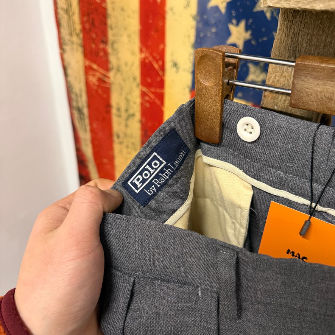 90s 폴로 랄프로렌 더블 플리츠 클래식 트라우져 슬랙스 투턱 N000 상품이미지7